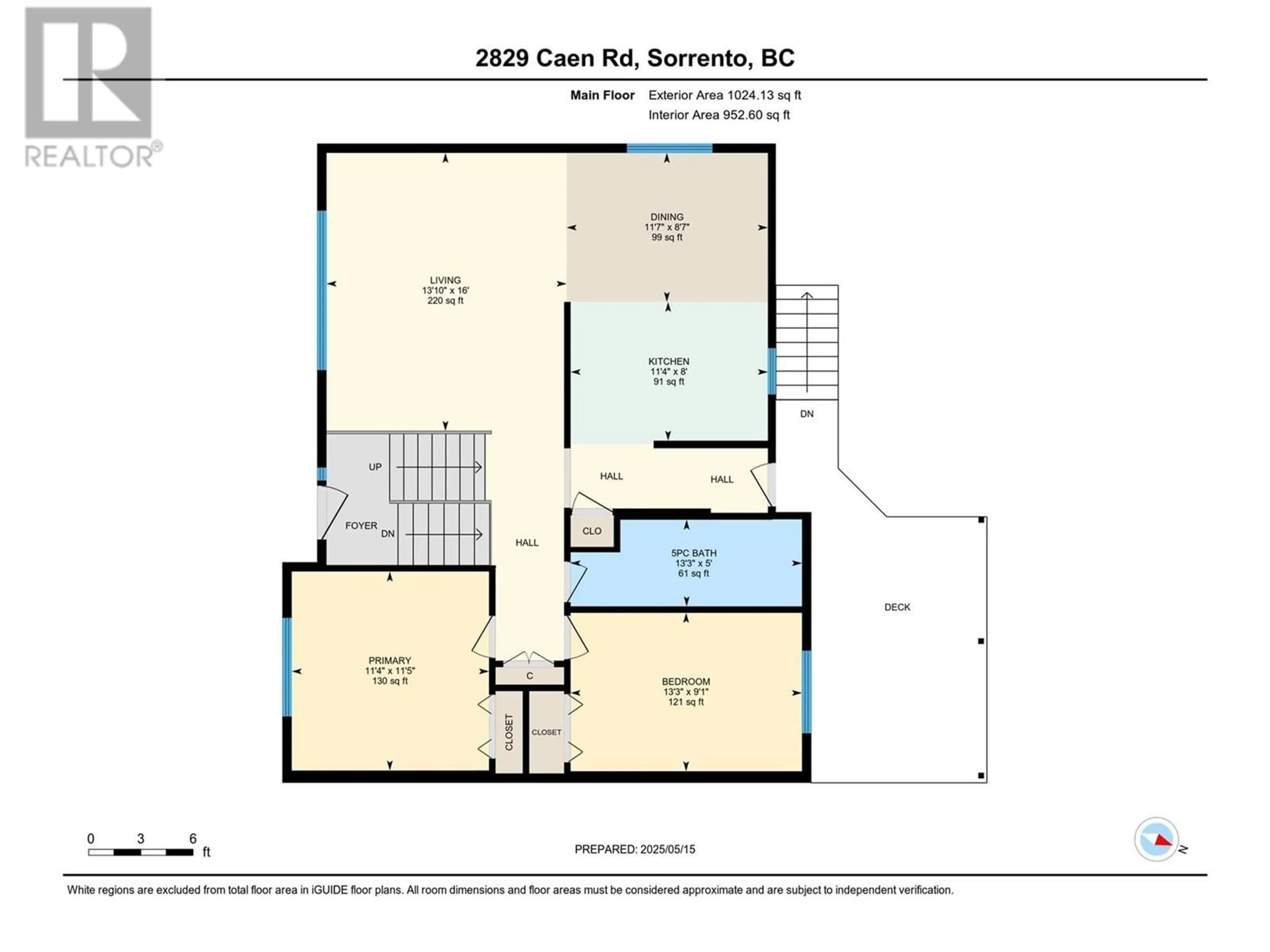 Floor plan for 2829 CAEN ROAD, Sorrento British Columbia V0E2W0