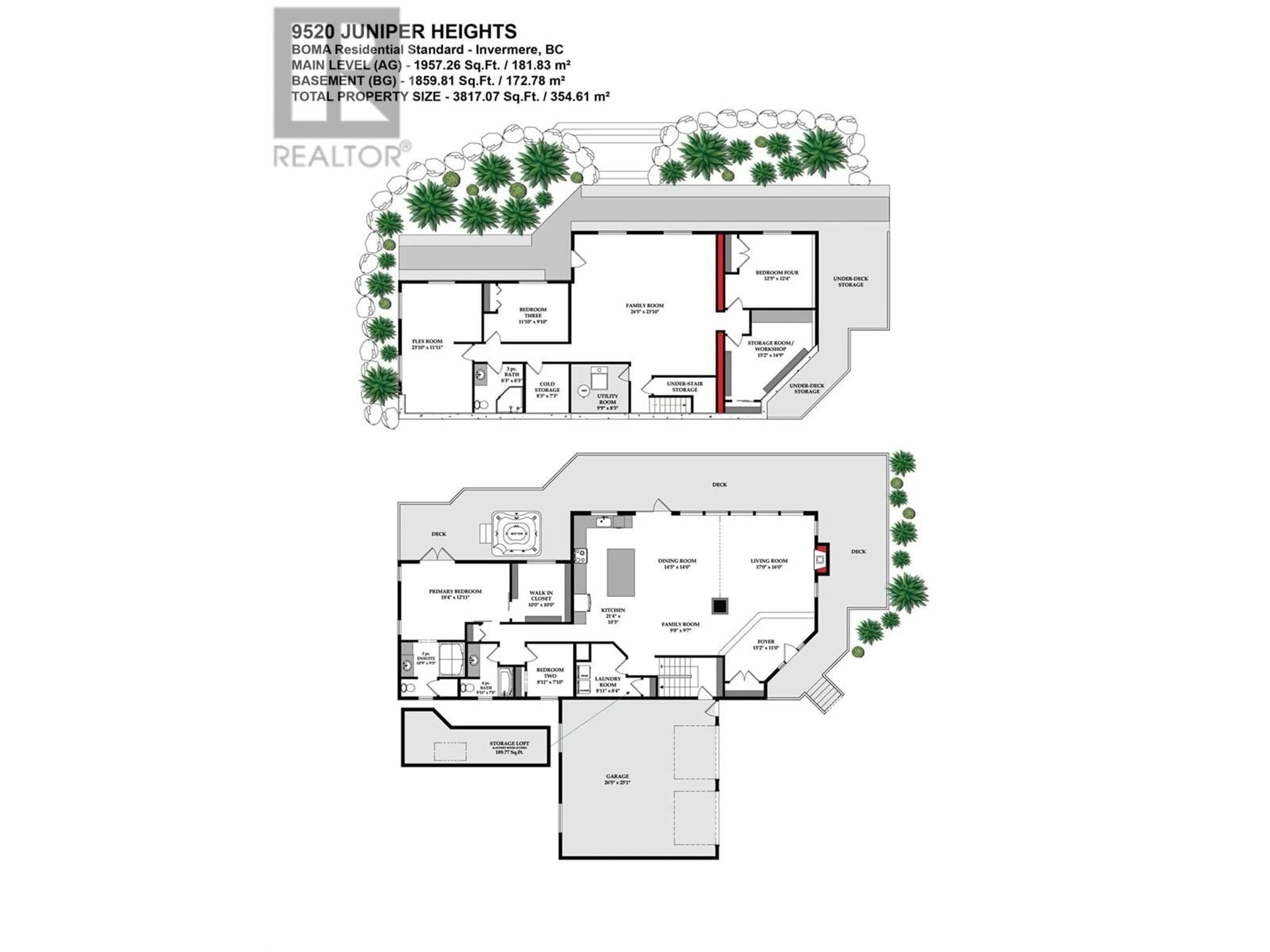 Floor plan for 9520 JUNIPER HEIGHTS ROAD, Invermere British Columbia V0A1K2