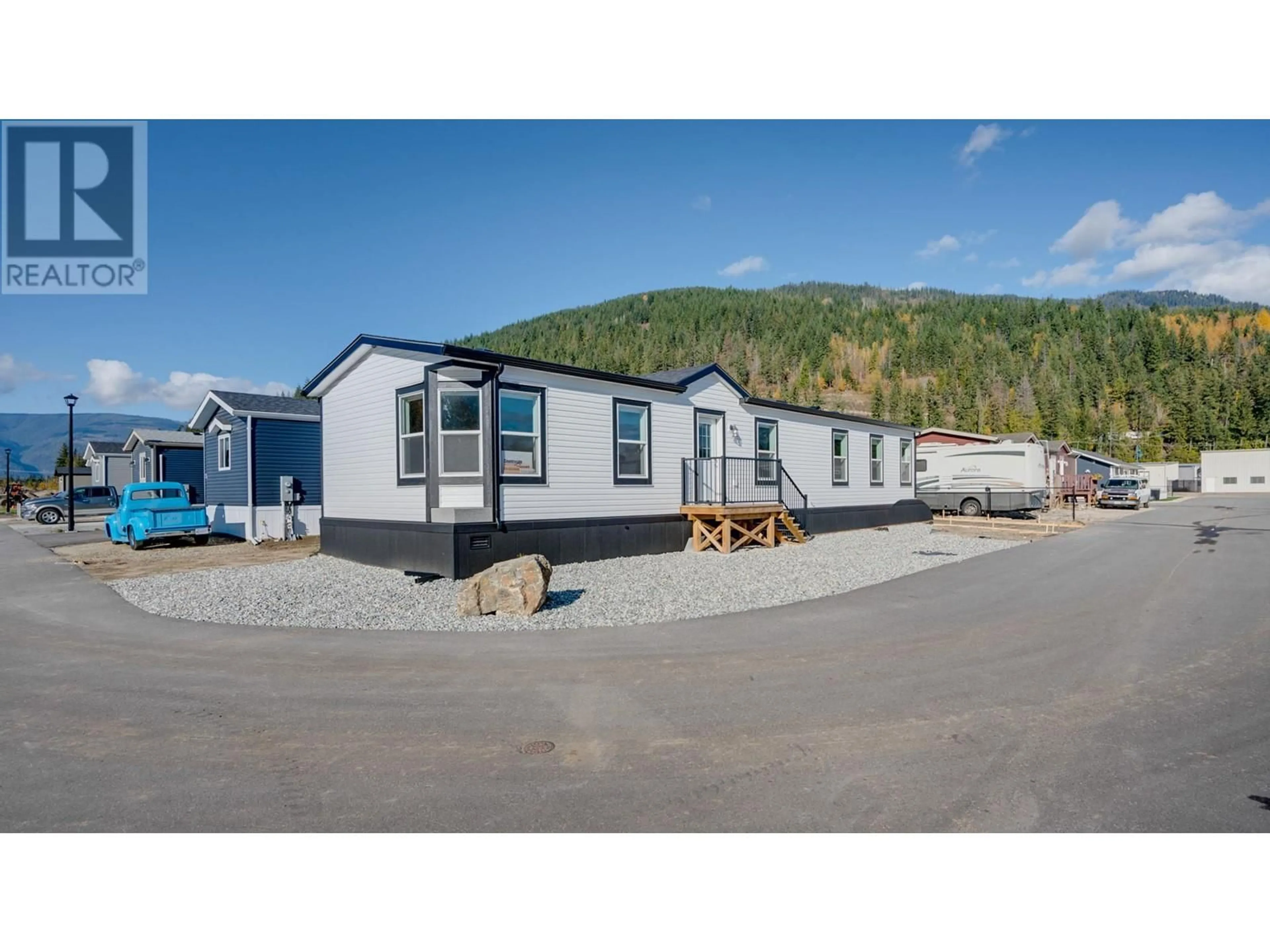 Home with vinyl exterior material, mountain view for 23 - 1705 HILLIER ROAD EAST, Sicamous British Columbia V0E2V4