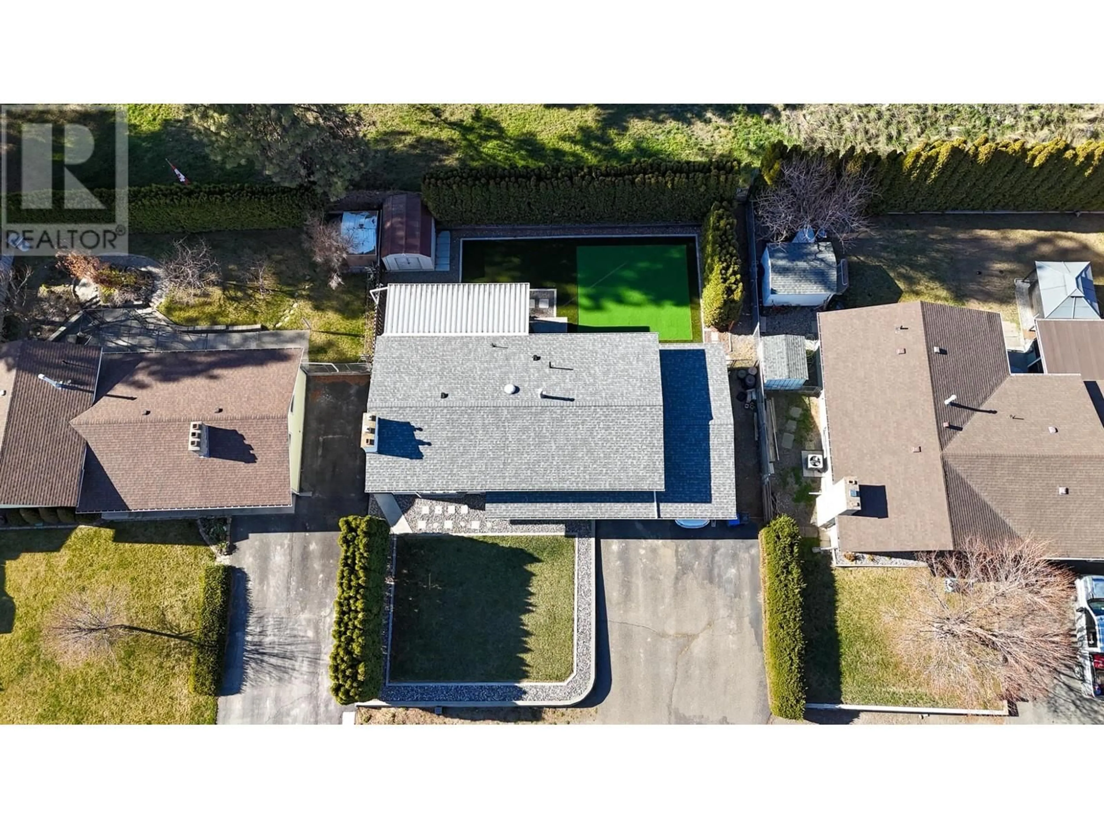 A pic from outside/outdoor area/front of a property/back of a property/a pic from drone, street for 2613 IRVINE AVENUE, Merritt British Columbia V1K0B1