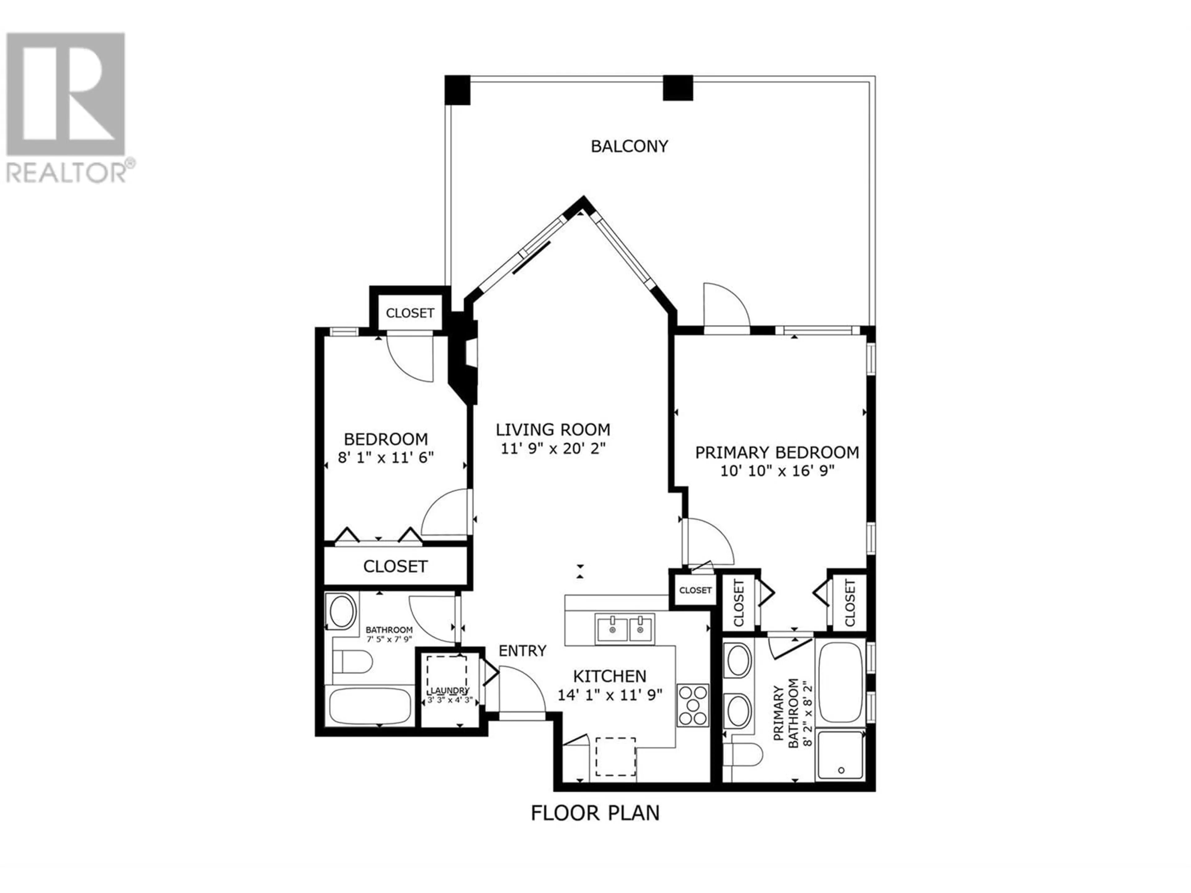 Floor plan for 304 - 3533 CARRINGTON ROAD, West Kelowna British Columbia V4T2W6