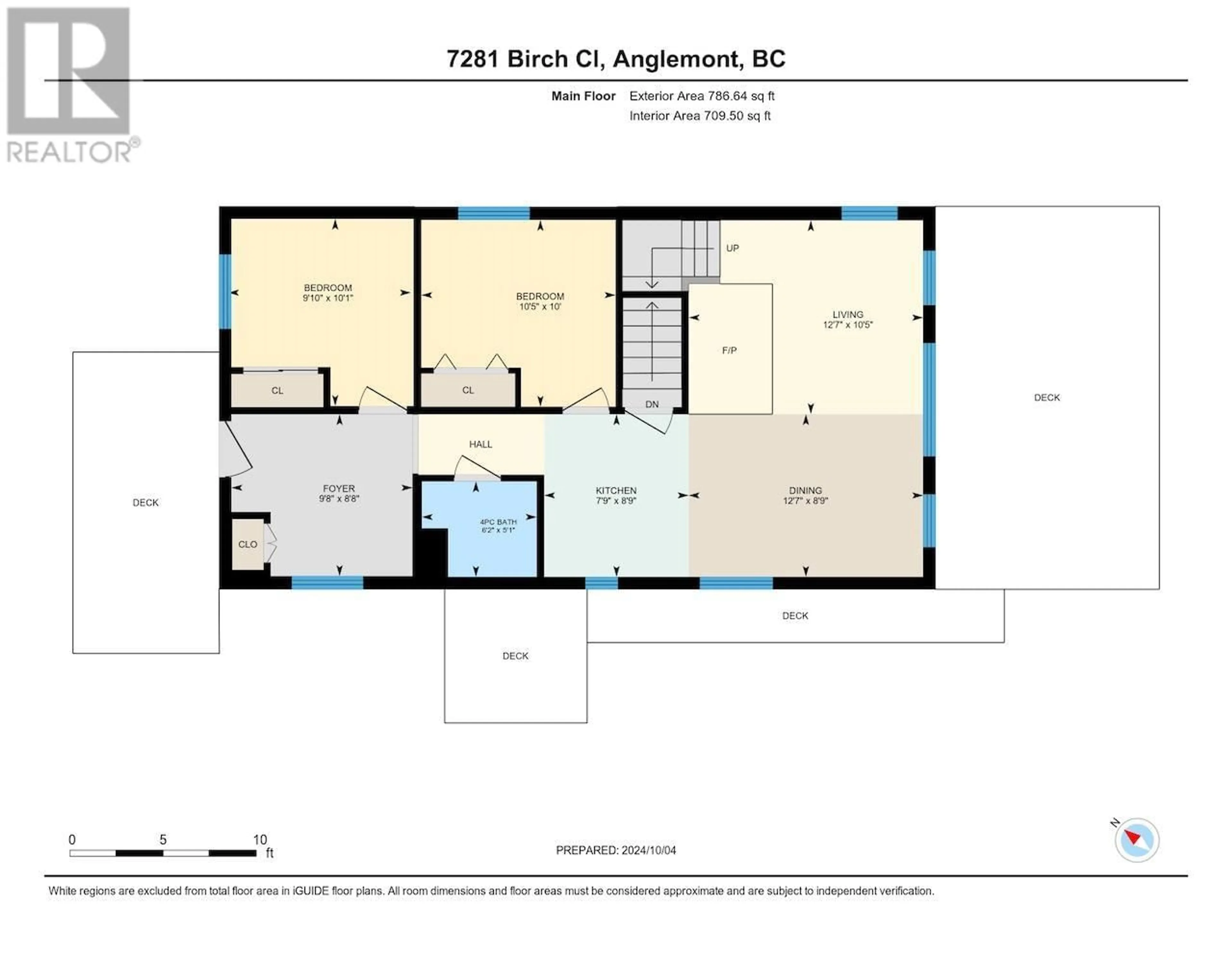 Floor plan for 7281 BIRCH CLOSE, Anglemont British Columbia V0E1M8