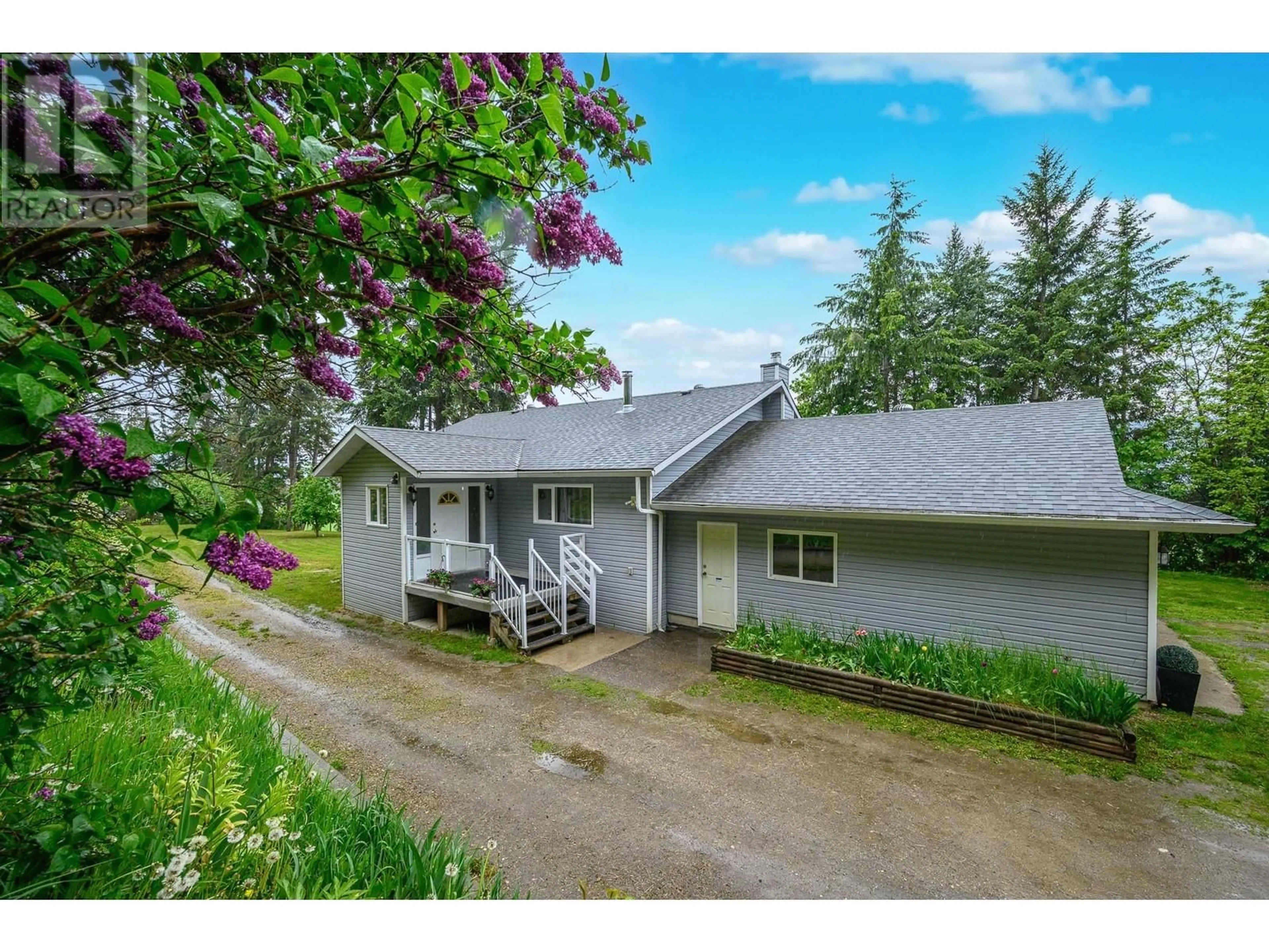 A pic from outside/outdoor area/front of a property/back of a property/a pic from drone, street for 167 BRASH-ALLEN ROAD, Enderby British Columbia V0E1V4