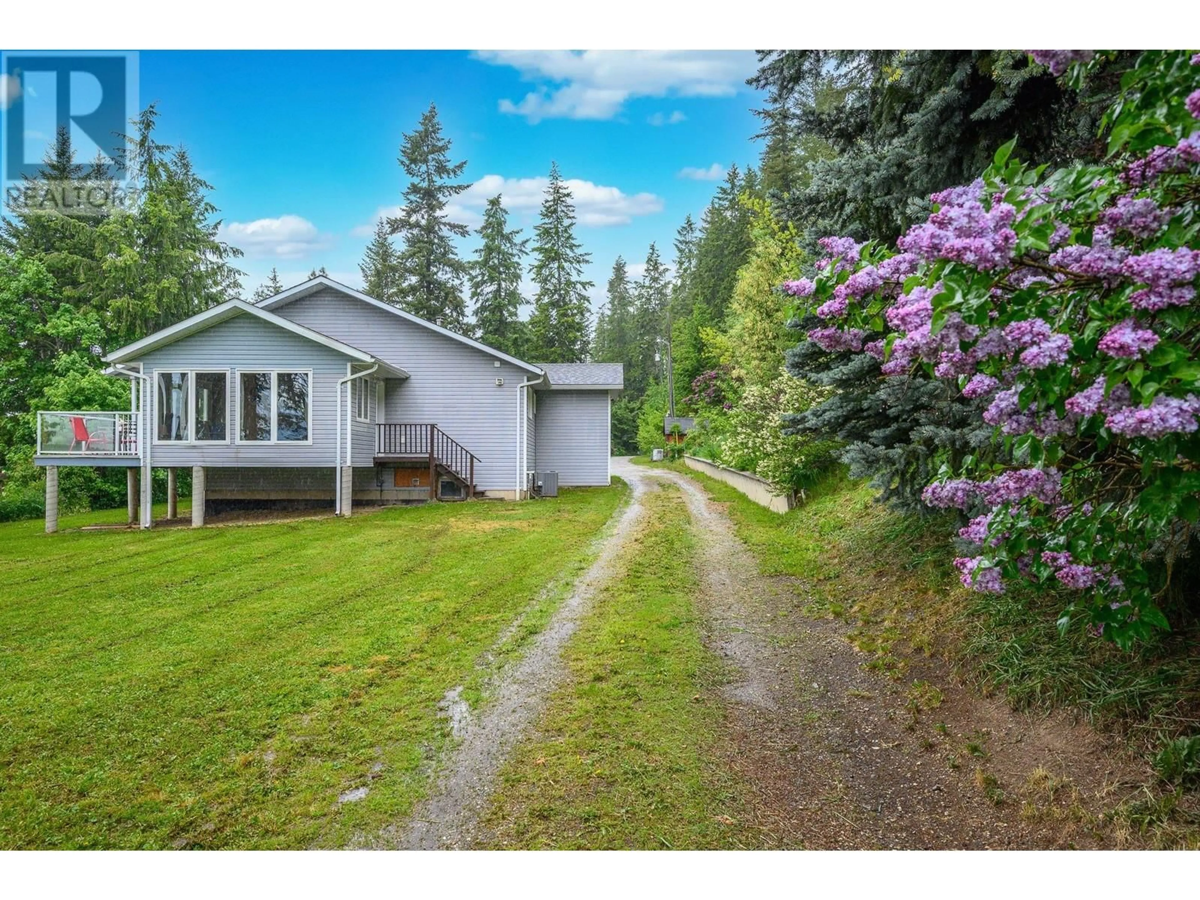 A pic from outside/outdoor area/front of a property/back of a property/a pic from drone, unknown for 167 BRASH-ALLEN ROAD, Enderby British Columbia V0E1V4