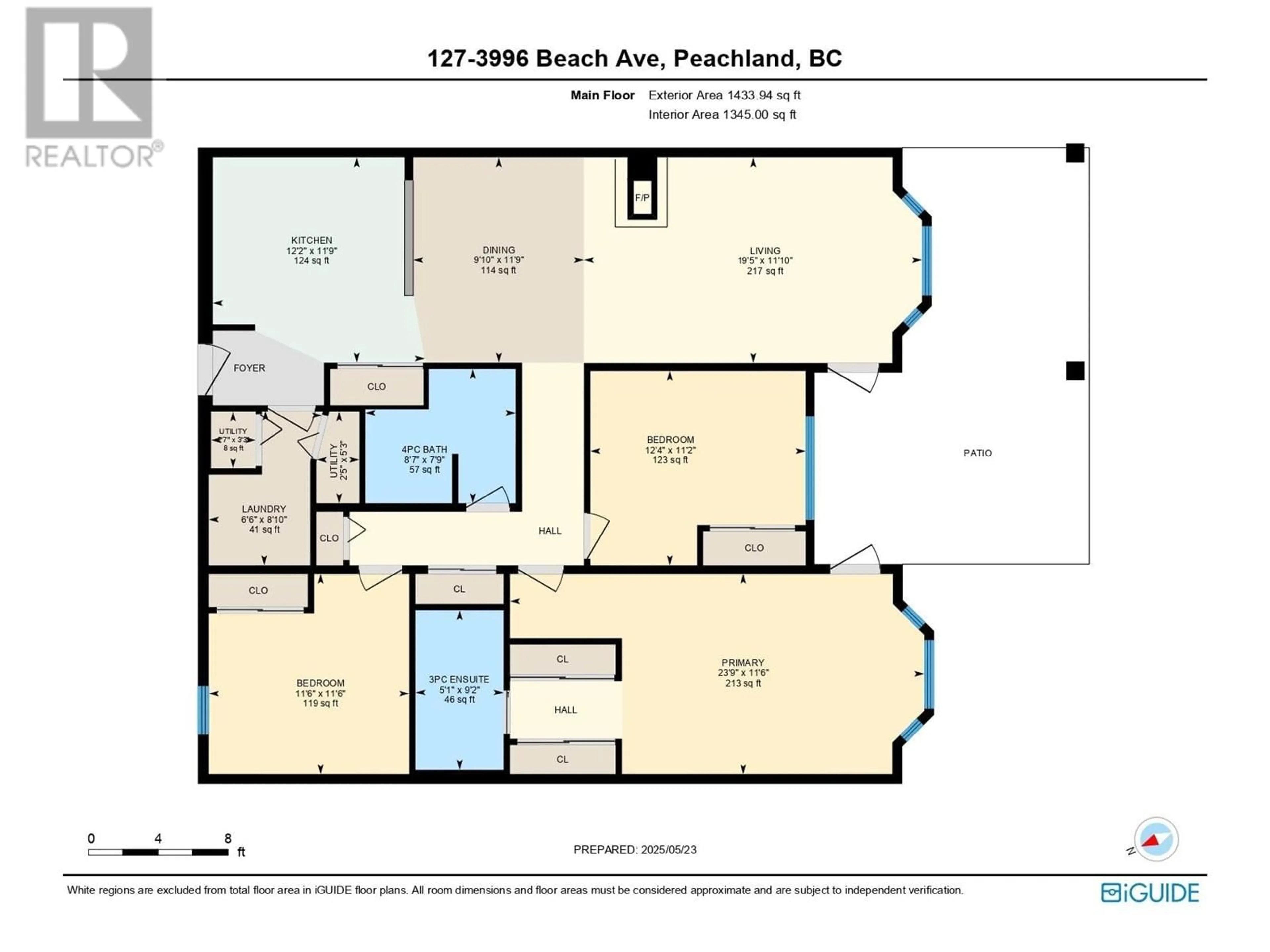 Floor plan for 127 - 3996 BEACH AVENUE, Peachland British Columbia V0X1X5