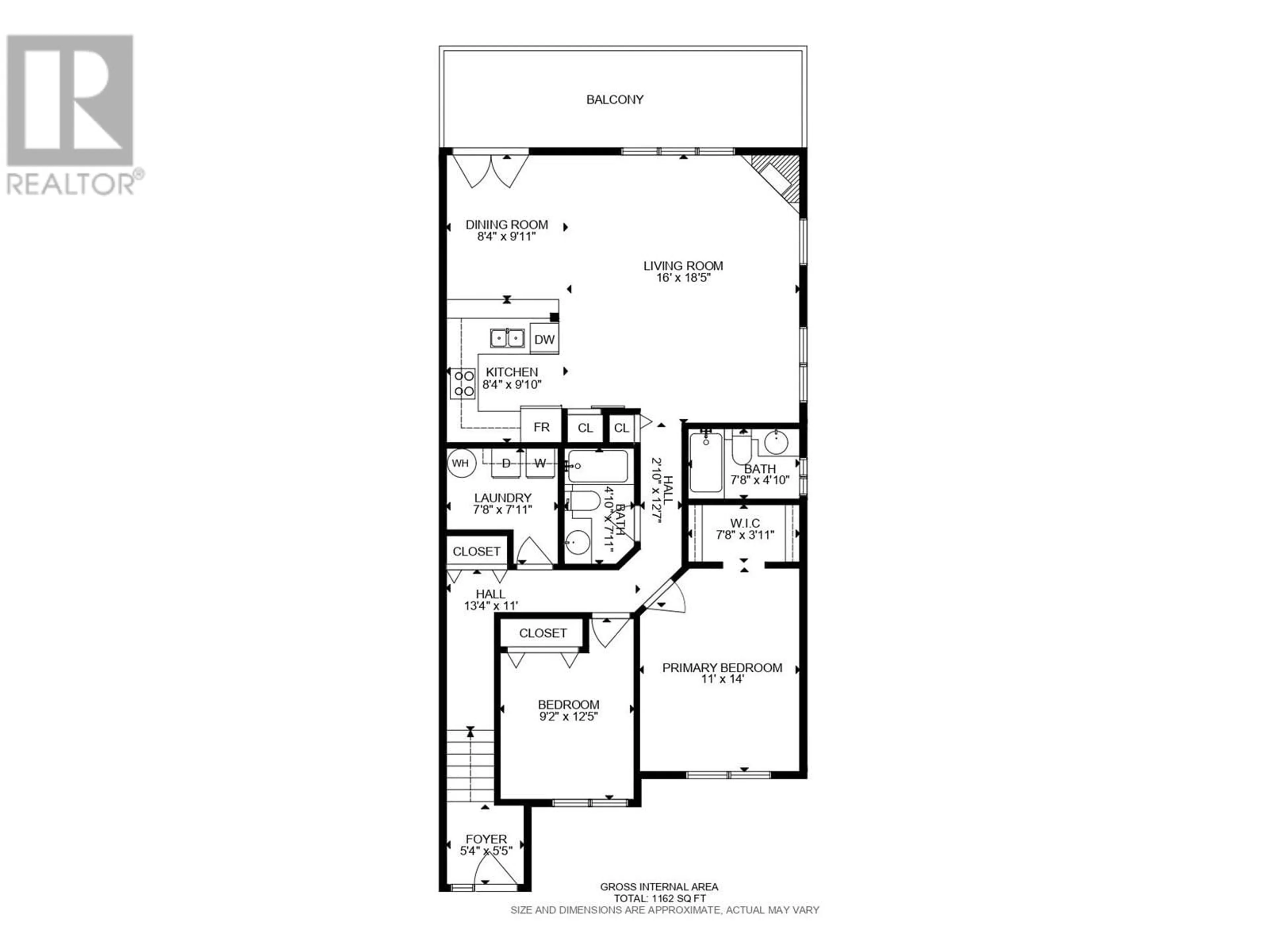 Floor plan for 408 - 875 SAHALI TERRACE, Kamloops British Columbia V2C6W8