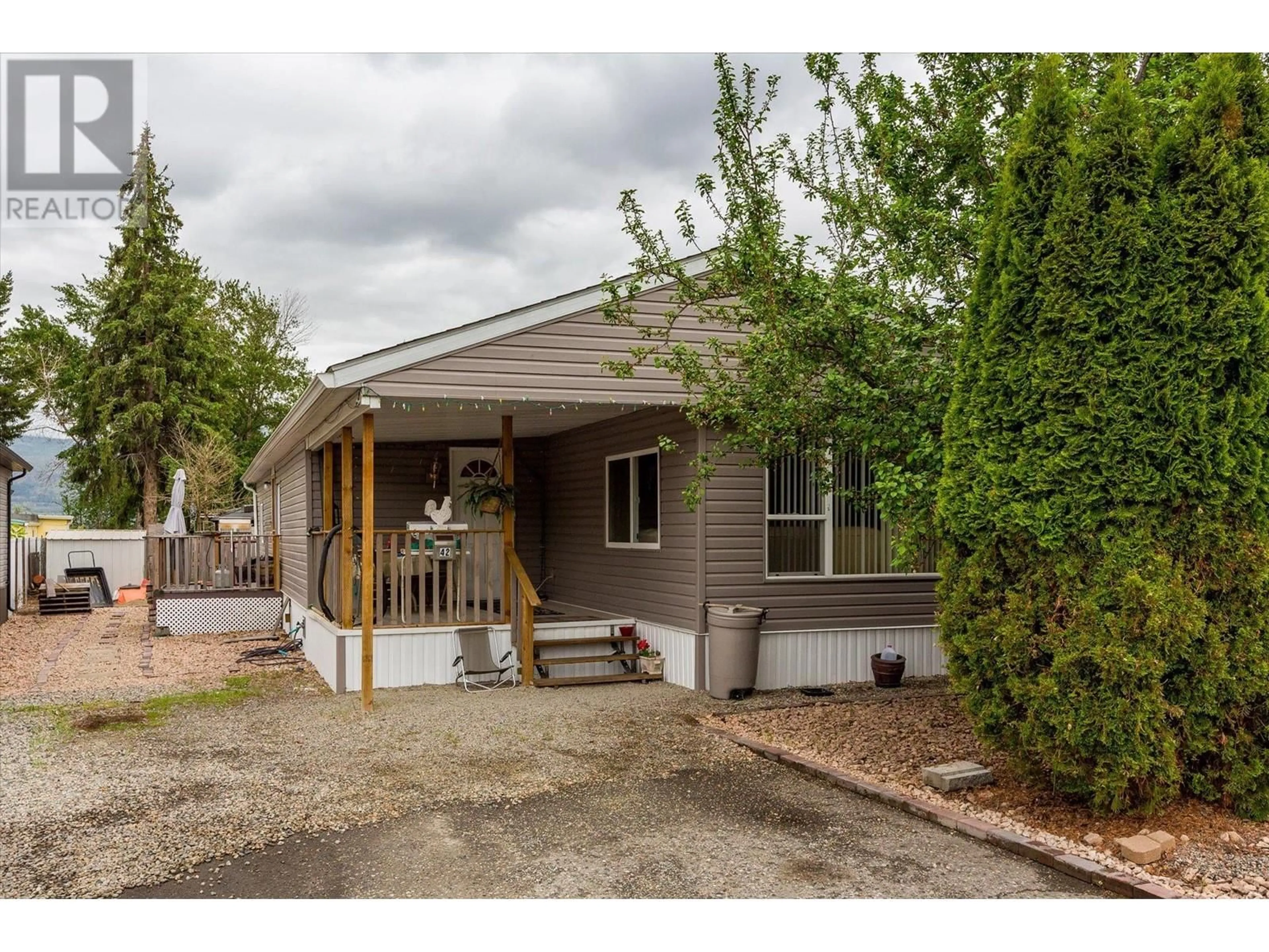 Home with vinyl exterior material, street for 42 - 1881 BOUCHERIE ROAD, Westbank British Columbia V4T0C9