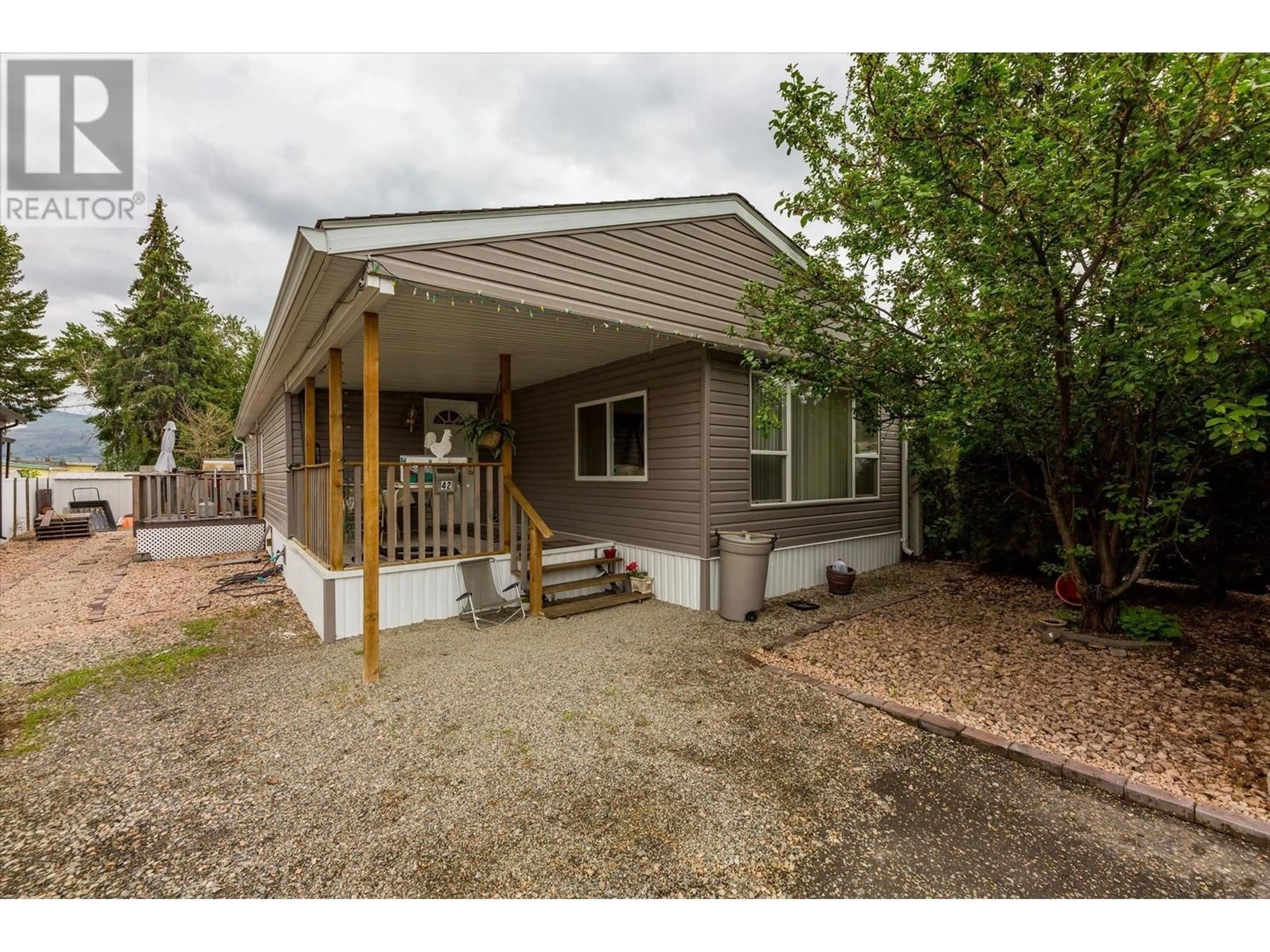 Home with vinyl exterior material, street for 42 - 1881 BOUCHERIE ROAD, Westbank British Columbia V4T0C9