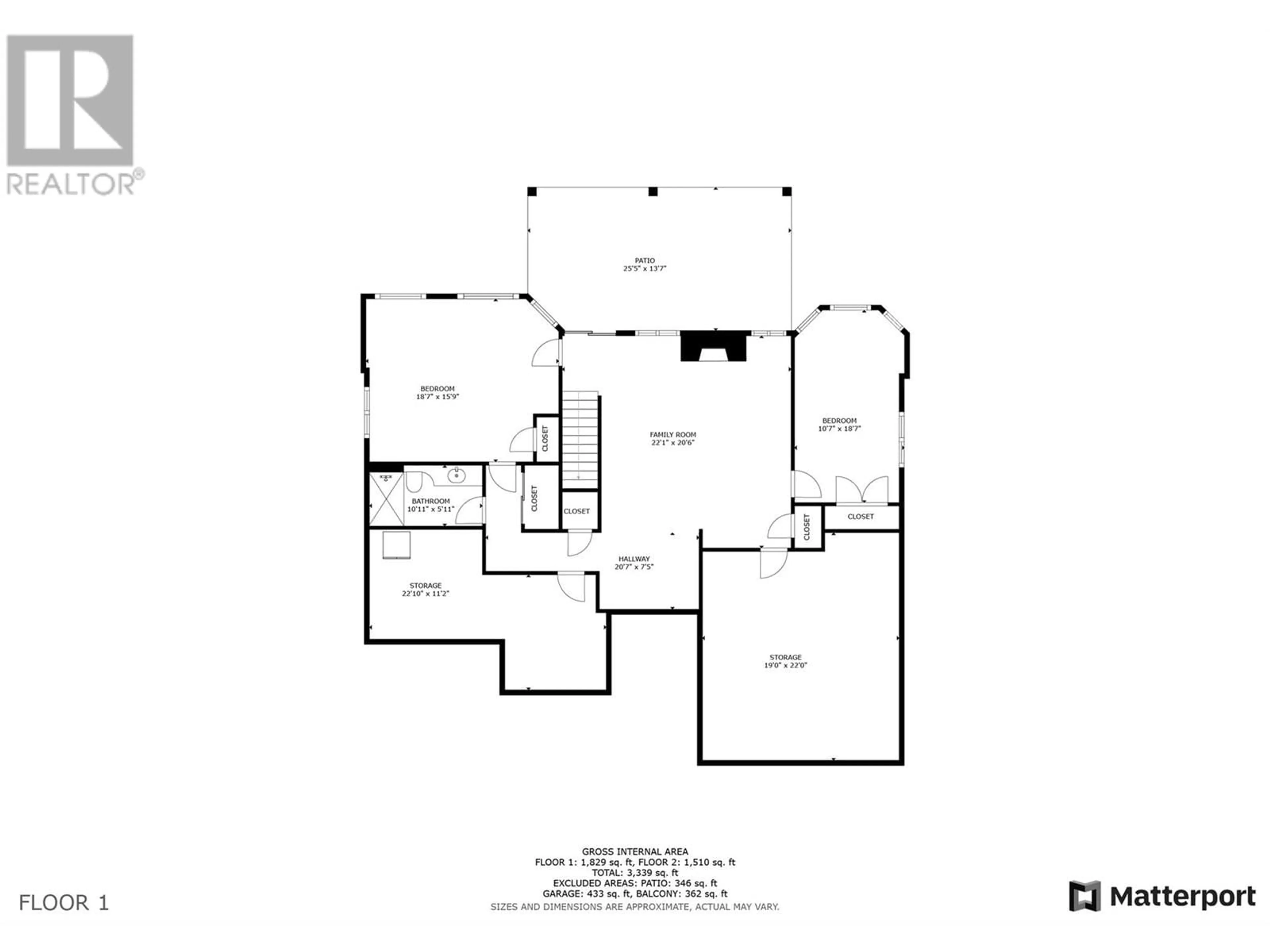 Floor plan for 2081 HORIZON DRIVE, West Kelowna British Columbia V1Z3Y5
