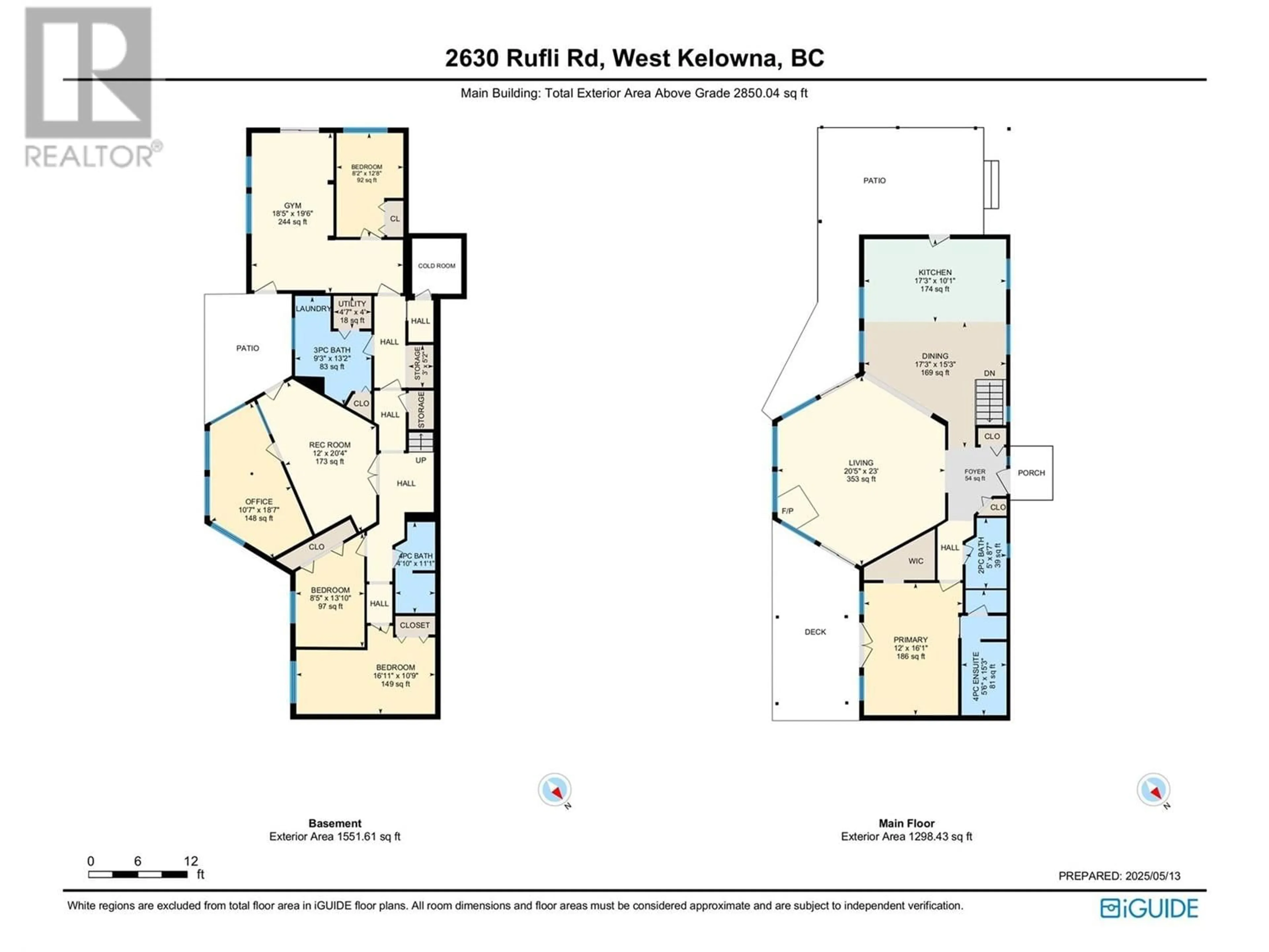 Floor plan for 2630 RUFLI ROAD, West Kelowna British Columbia V4T1R3