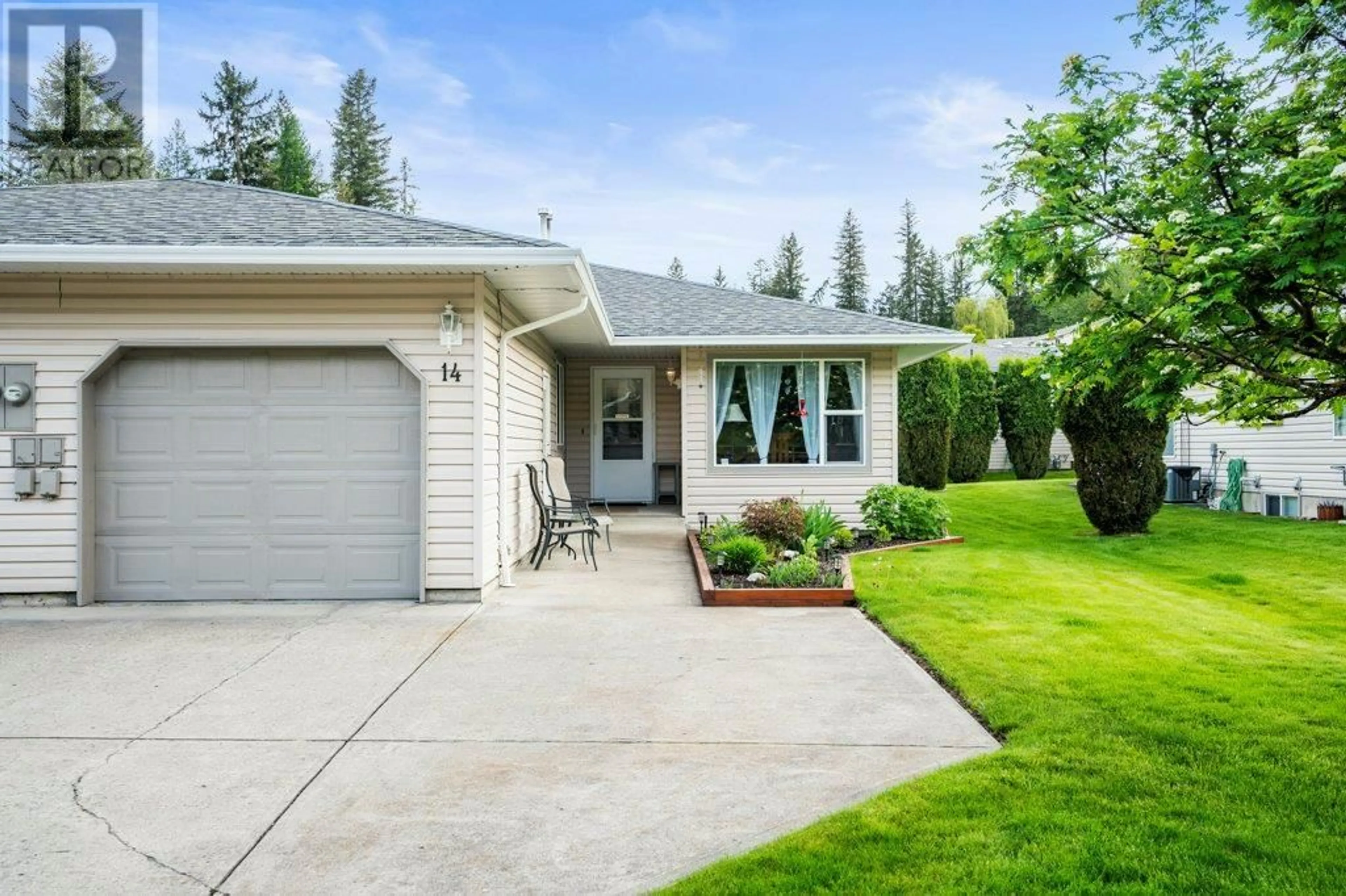 Home with vinyl exterior material, street for 14 - 2675 PINE AVENUE, Lumby British Columbia V0E2G5