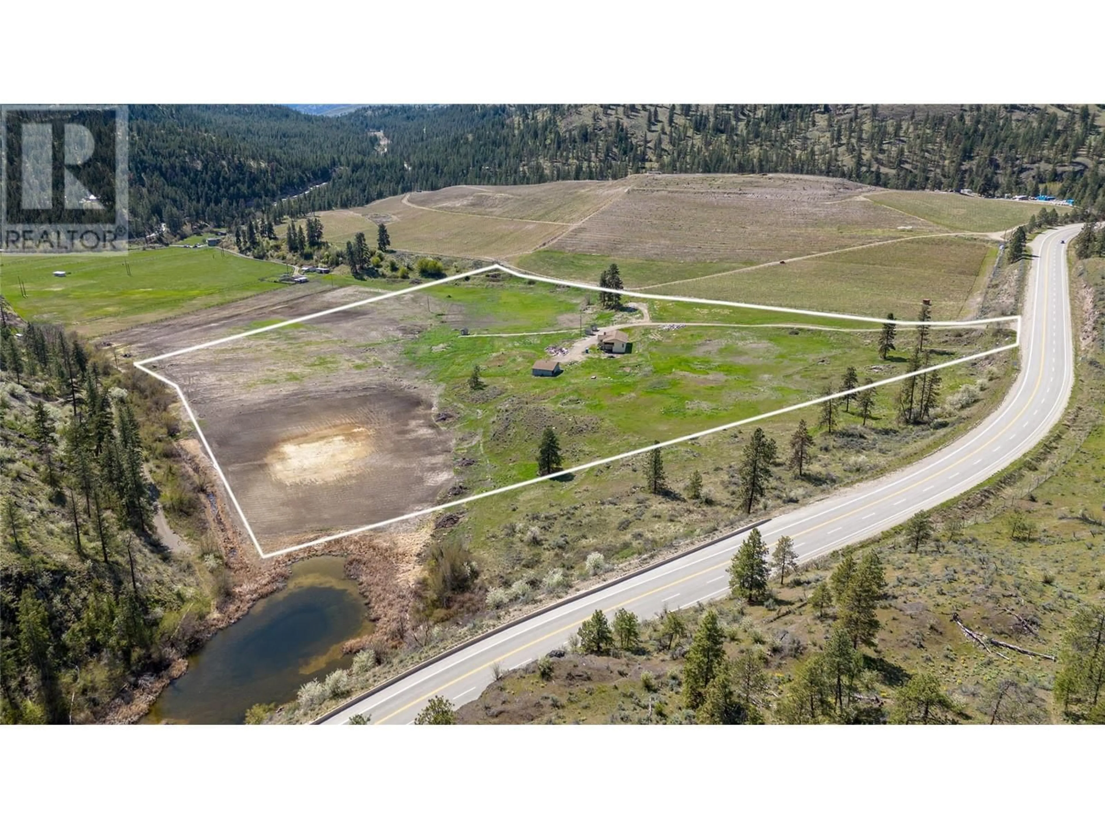 A pic from outside/outdoor area/front of a property/back of a property/a pic from drone, mountain view for 101 HWY 3A HIGHWAY, Kaleden British Columbia V0H1K0