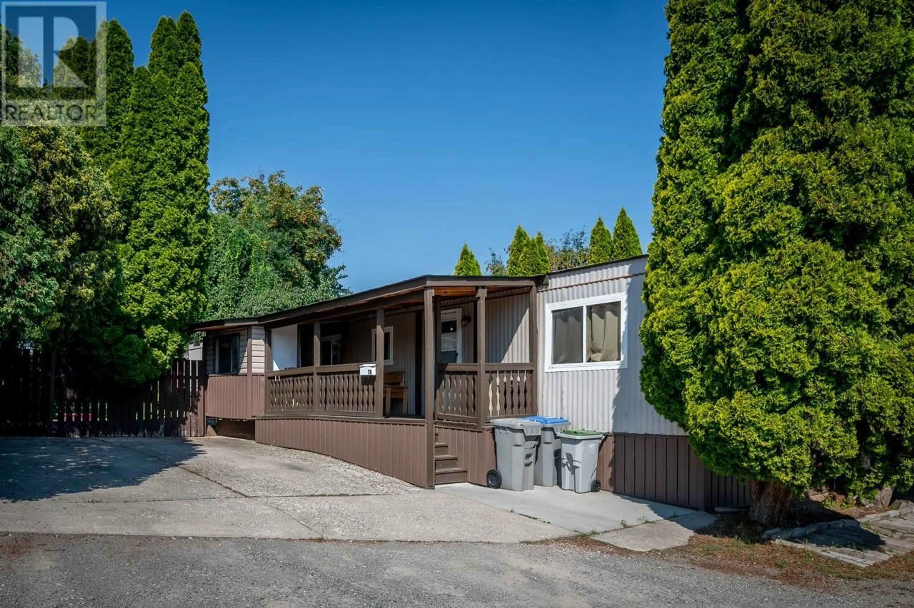 Home with vinyl exterior material, street for C6 - 7155 DALLAS DRIVE, Kamloops British Columbia V2C4T1