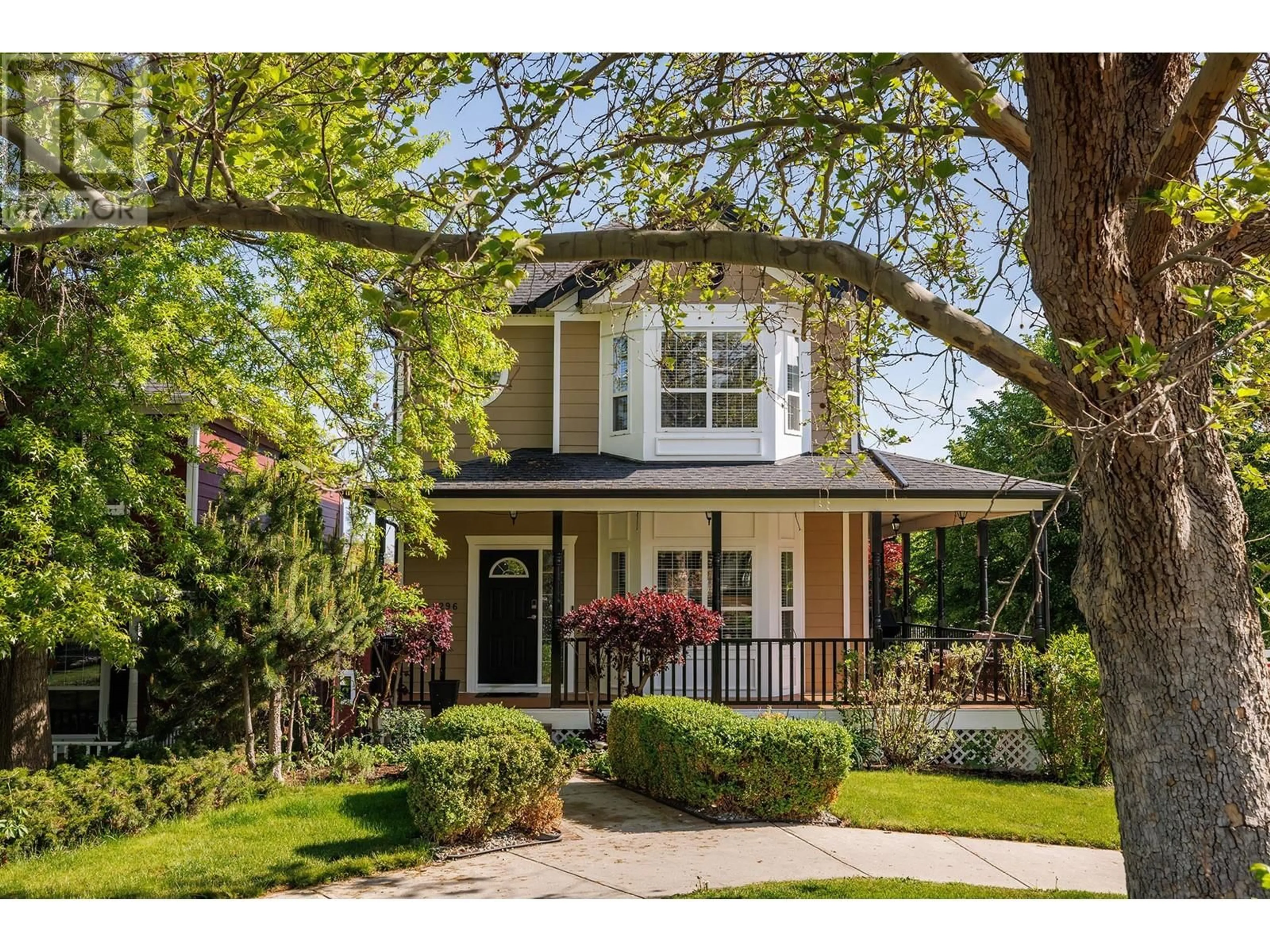 Home with vinyl exterior material, street for 5296 ALLENBY LANE, Kelowna British Columbia V1W4T8