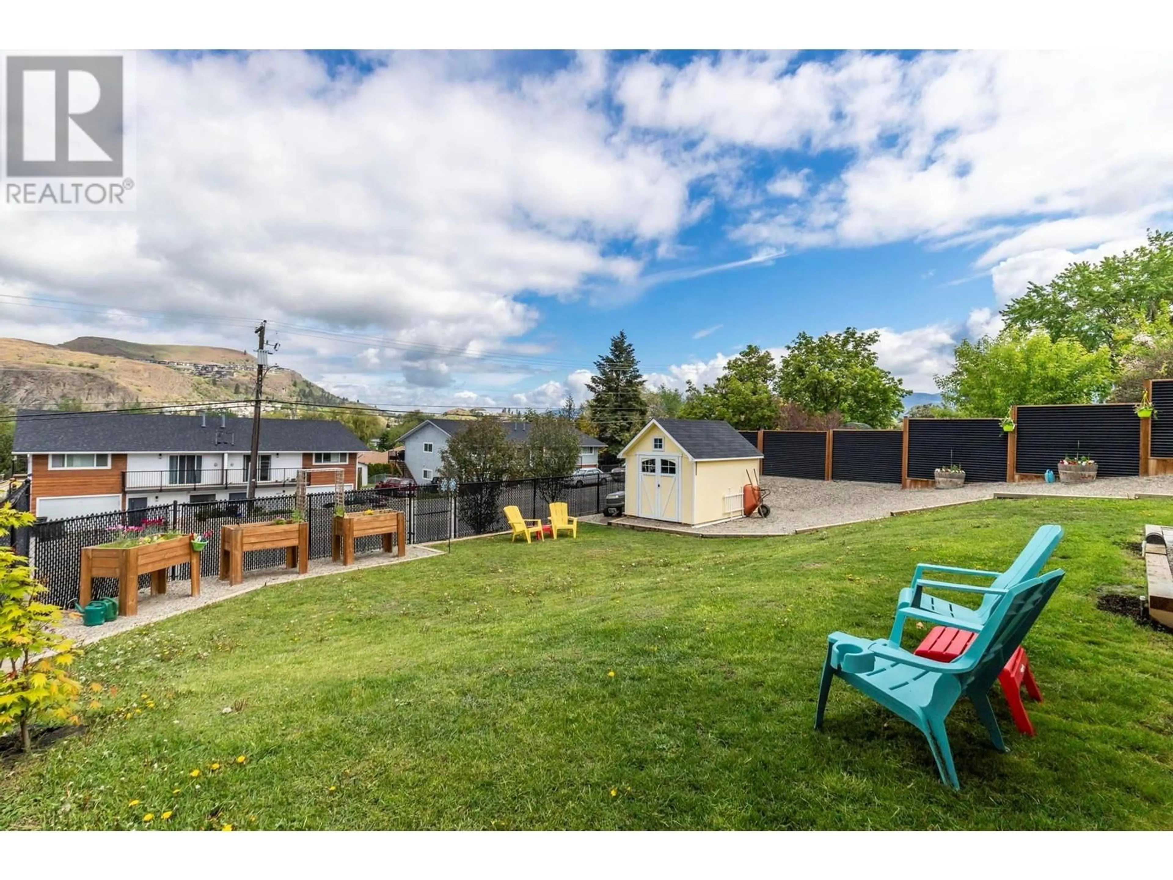 A pic from outside/outdoor area/front of a property/back of a property/a pic from drone, mountain view for 3809 22ND AVENUE, Vernon British Columbia V1T1H7