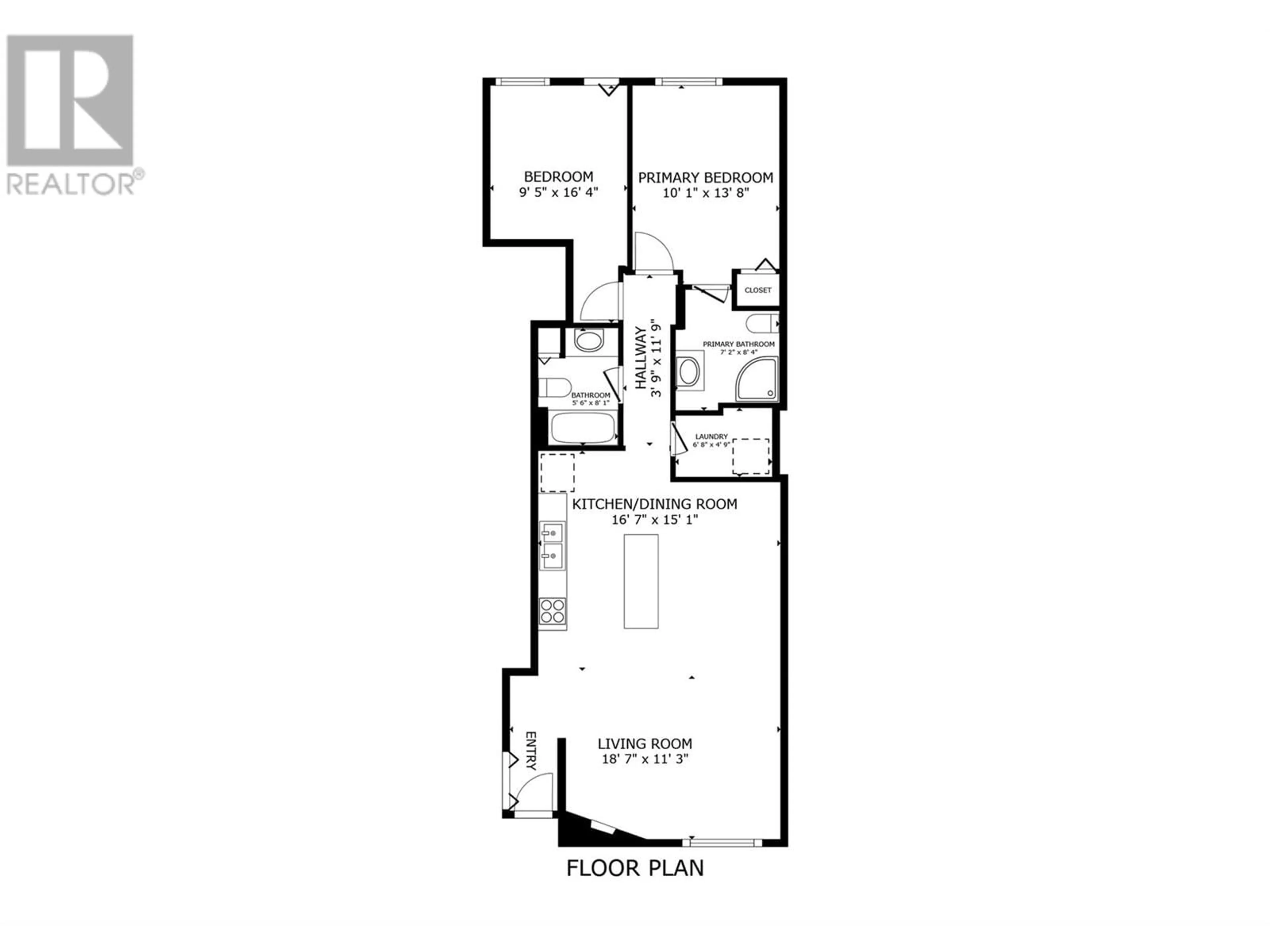 Floor plan for 11 - 1481 INKAR ROAD, Kelowna British Columbia V1Y8J1