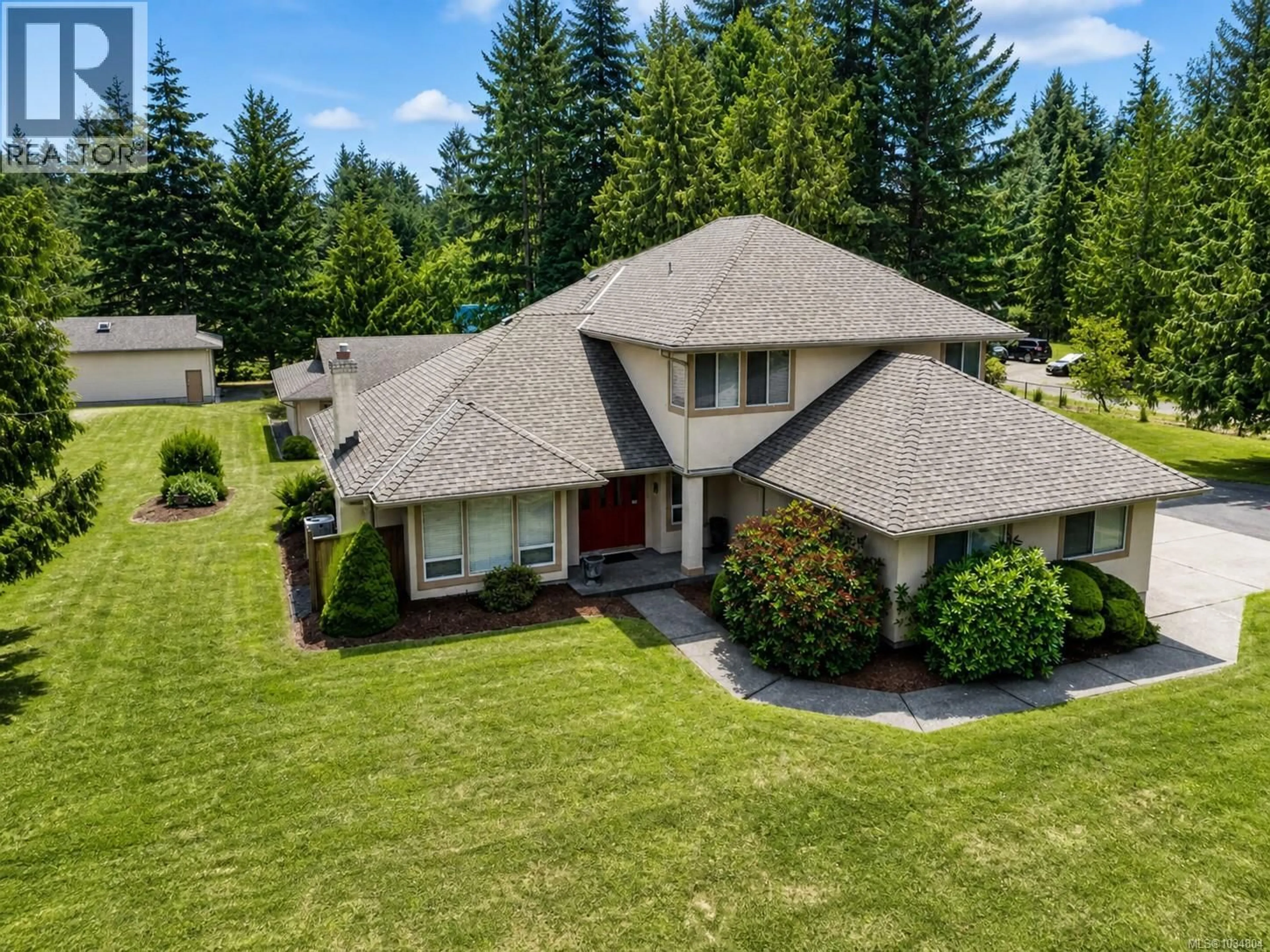 A pic from outside/outdoor area/front of a property/back of a property/a pic from drone, unknown for 3639 FARNSWORTH ROAD, Cobble Hill British Columbia V0R1L4