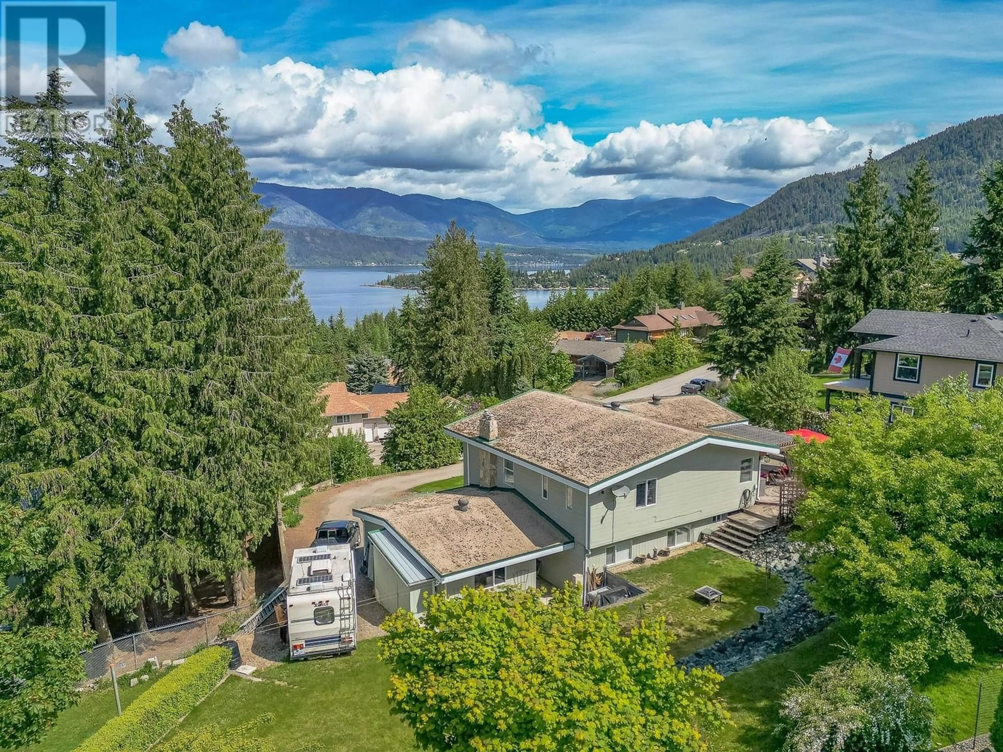 A pic from outside/outdoor area/front of a property/back of a property/a pic from drone, water/lake/river/ocean view for 2332 MNT TUAM CRESCENT, Sorrento British Columbia V0E2W2