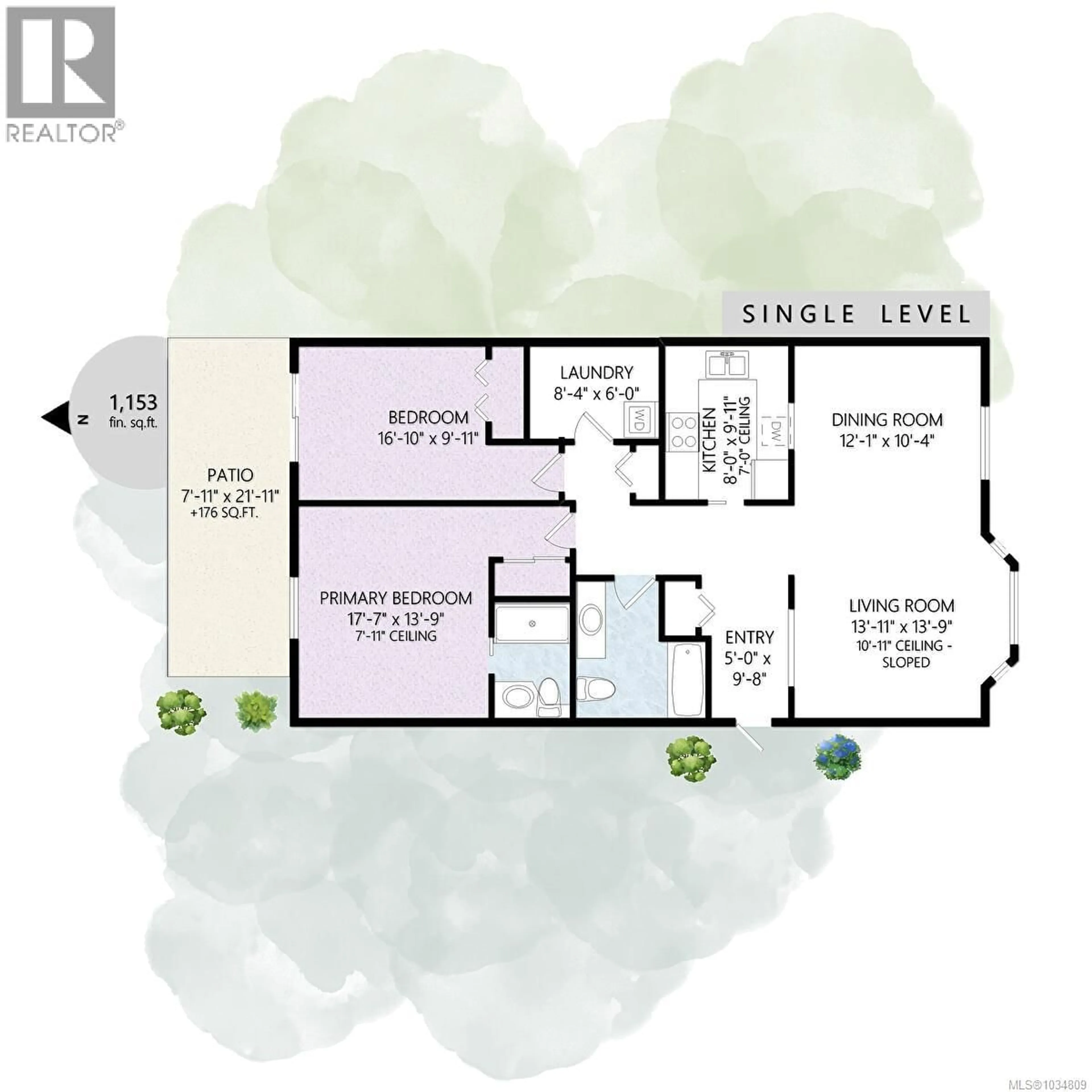 Floor plan for 4 - 100 ABBEY LANE, Parksville British Columbia V9P1N4