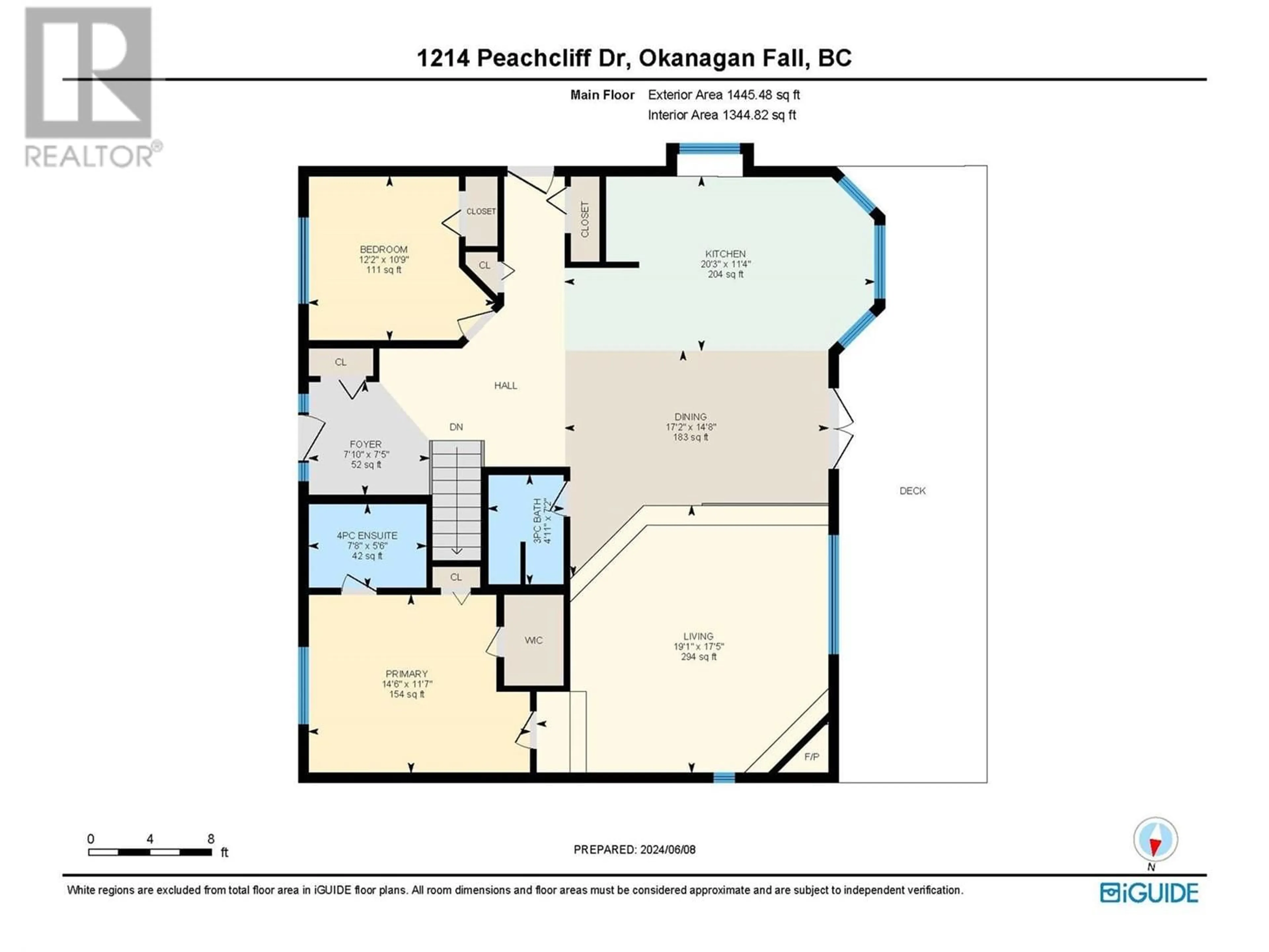 Floor plan for 1214 PEACHCLIFF DRIVE, Okanagan Falls British Columbia V0H1R1