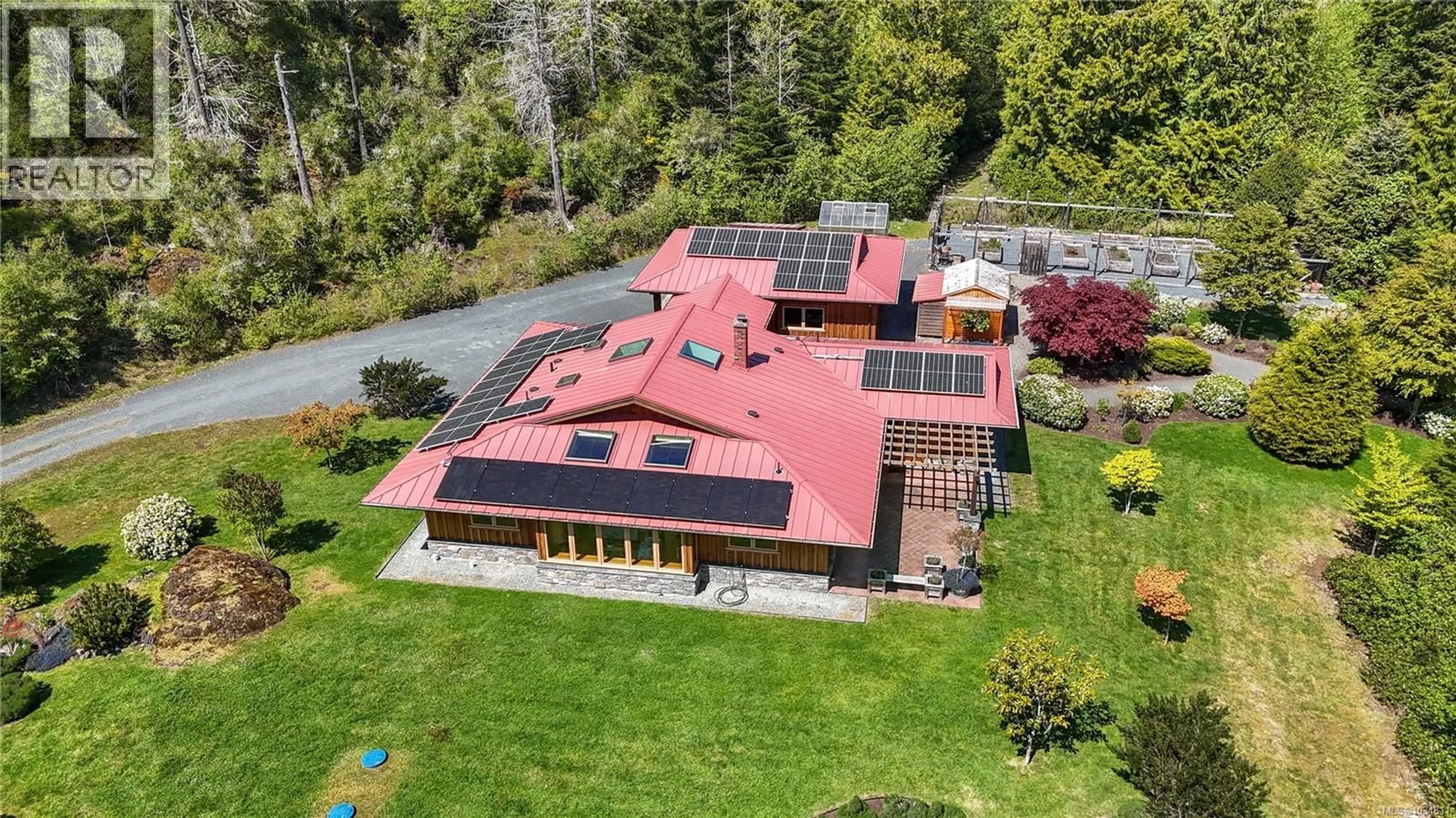 A pic from outside/outdoor area/front of a property/back of a property/a pic from drone, building for 7708 WEST COAST ROAD, Sooke British Columbia V9Z0R7