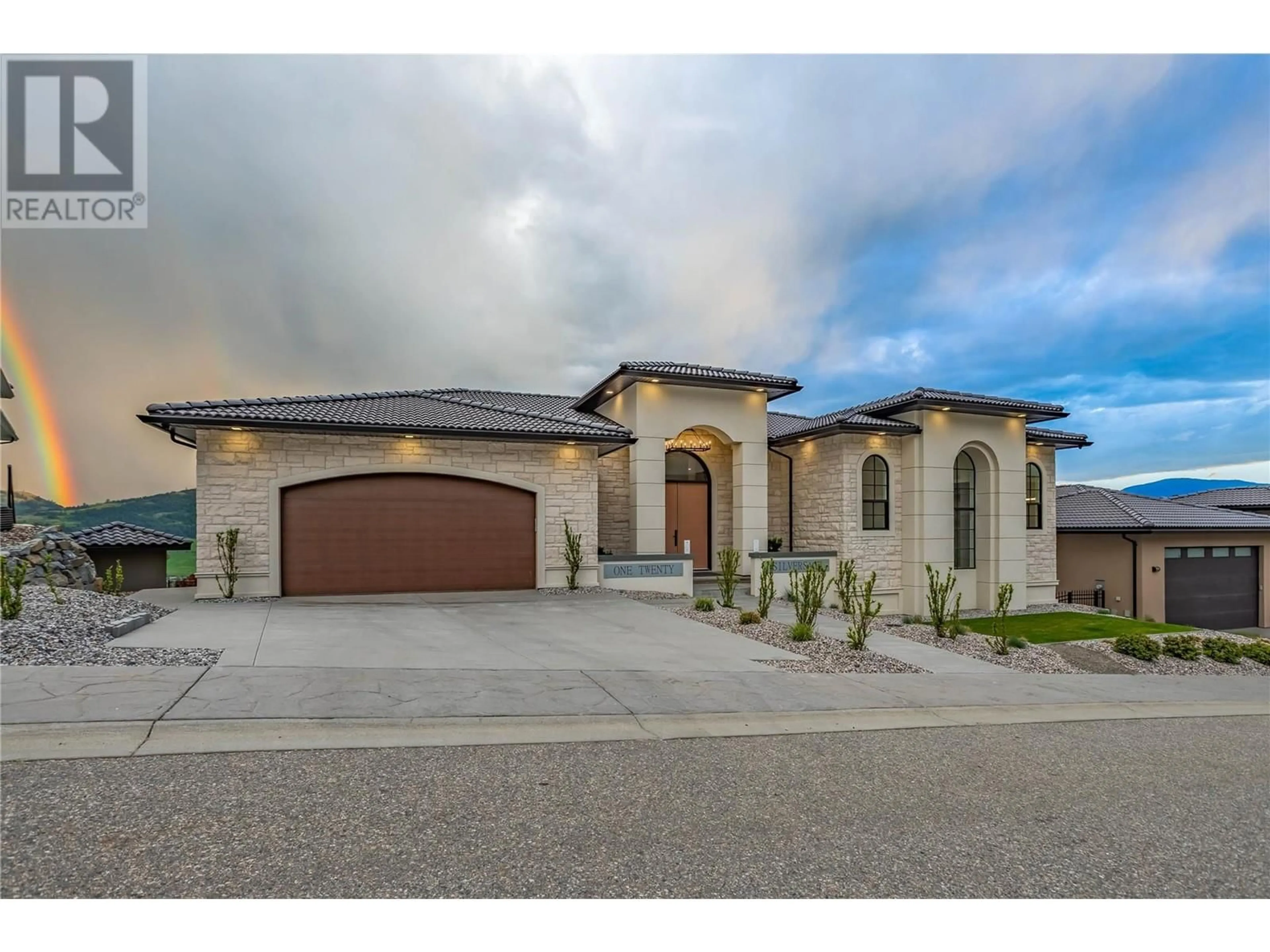Home with brick exterior material, street for 120 SILVERSAGE TERRACE, Vernon British Columbia V1H2J7