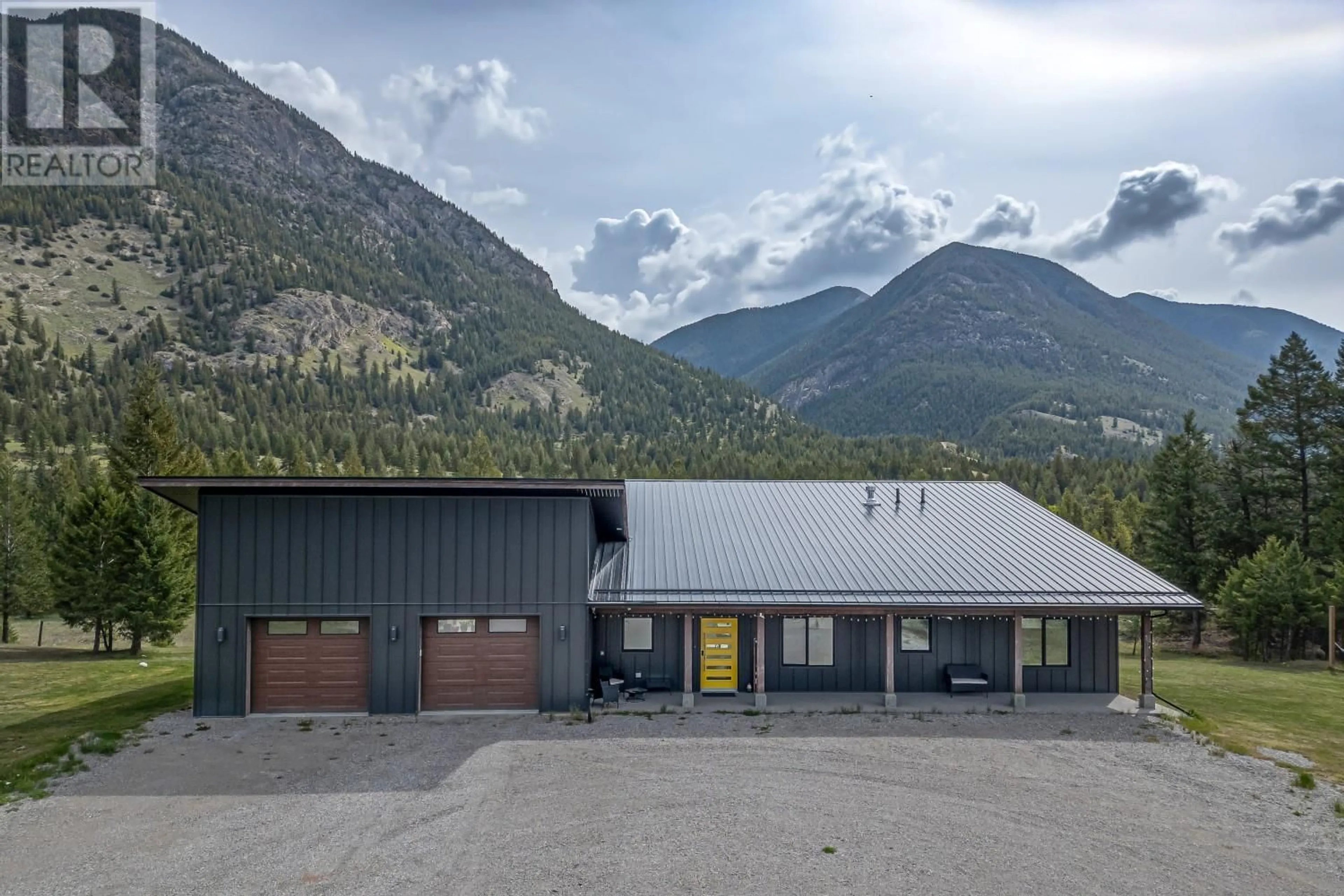 A pic from outside/outdoor area/front of a property/back of a property/a pic from drone, mountain view for 5067 ARMSTRONG ROAD, Invermere British Columbia V0A1K2