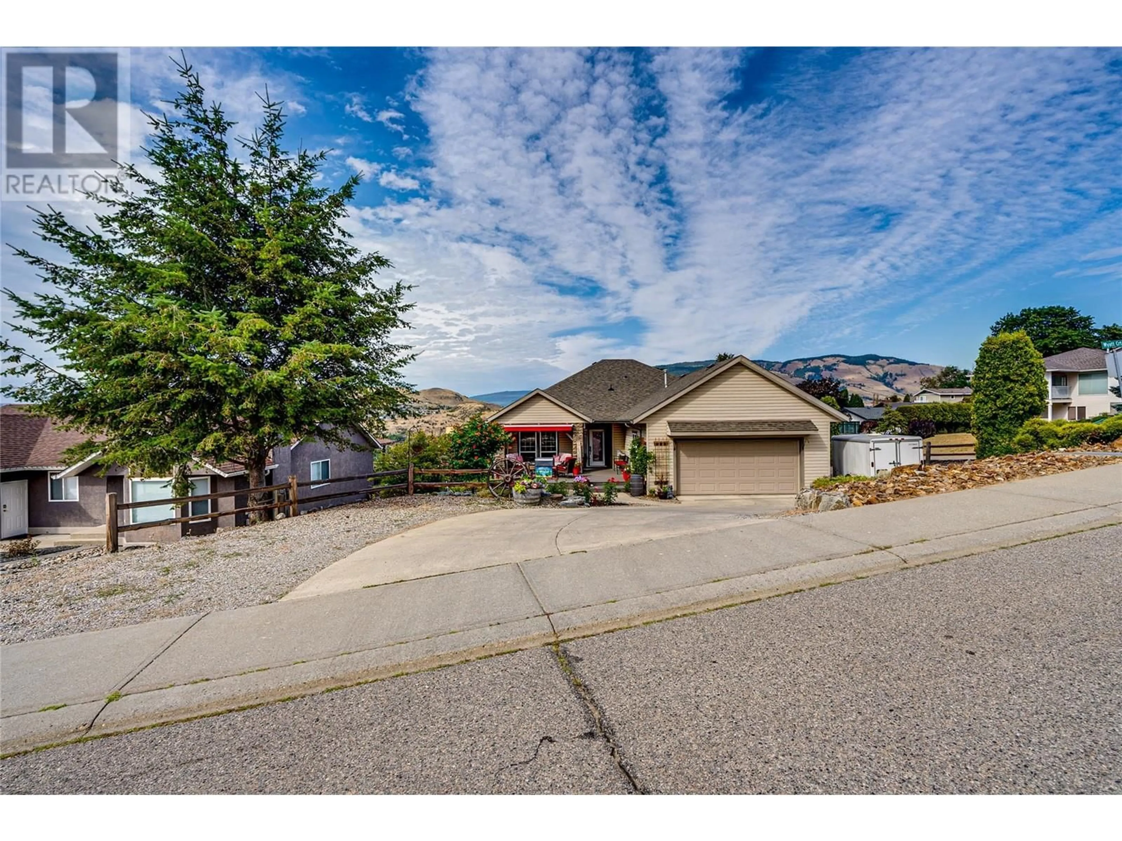A pic from outside/outdoor area/front of a property/back of a property/a pic from drone, unknown for 11503 WYATT COURT, Coldstream British Columbia V1B2Y7