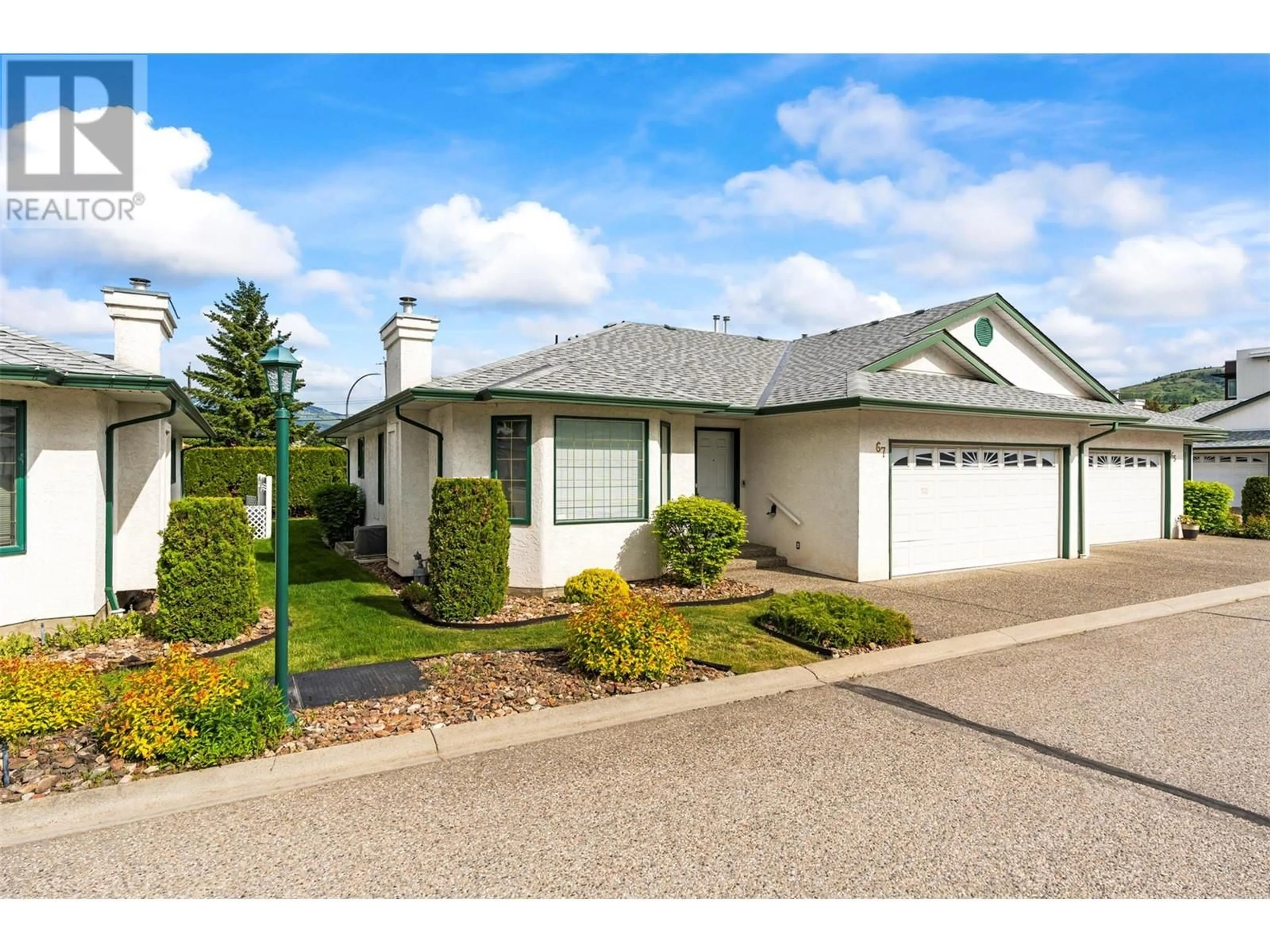 Home with vinyl exterior material, street for 67 - 2710 ALLENBY WAY, Vernon British Columbia V1T9P2