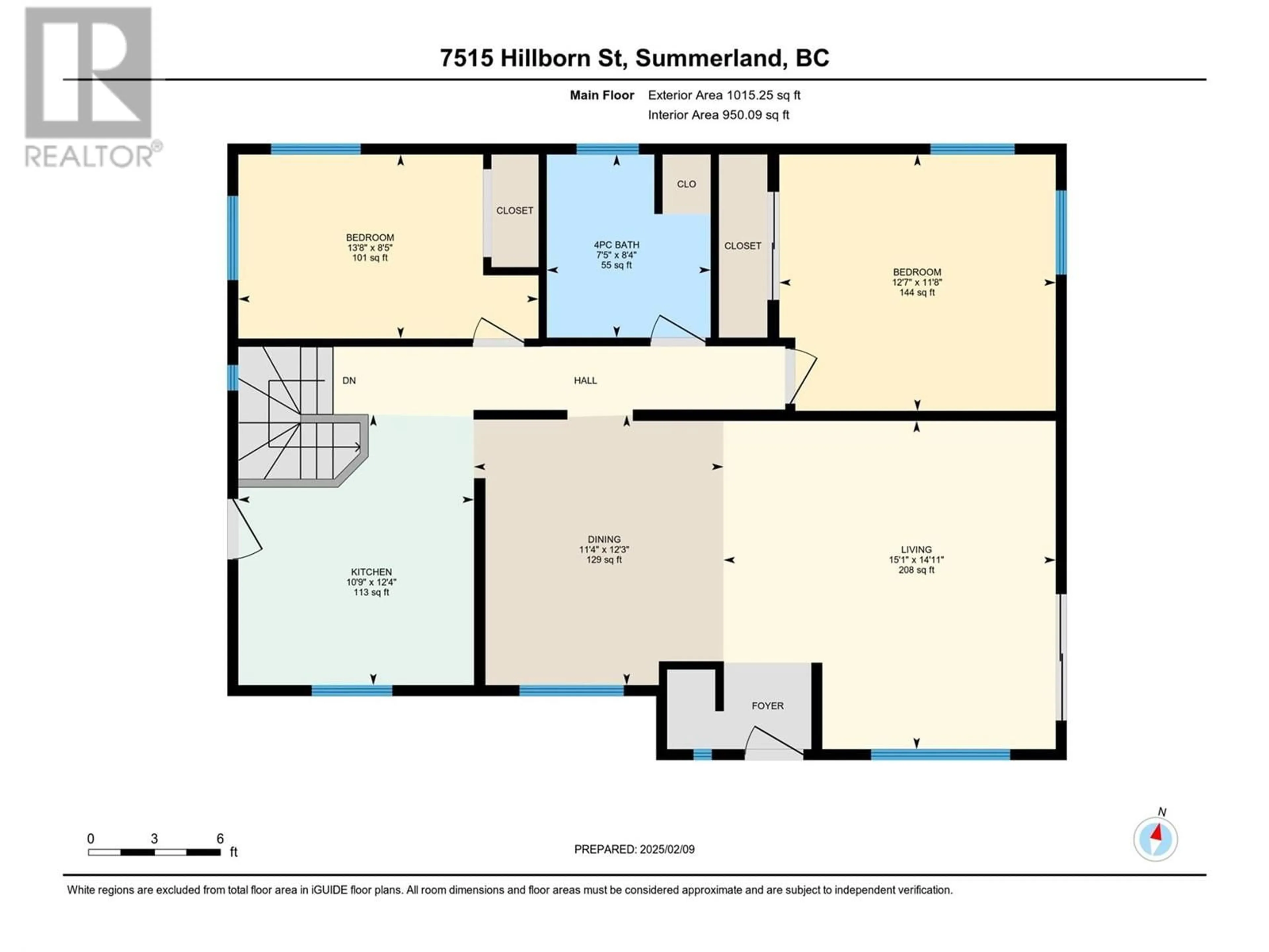 Floor plan for 7515 HILLBORN STREET, Summerland British Columbia V0H1Z7