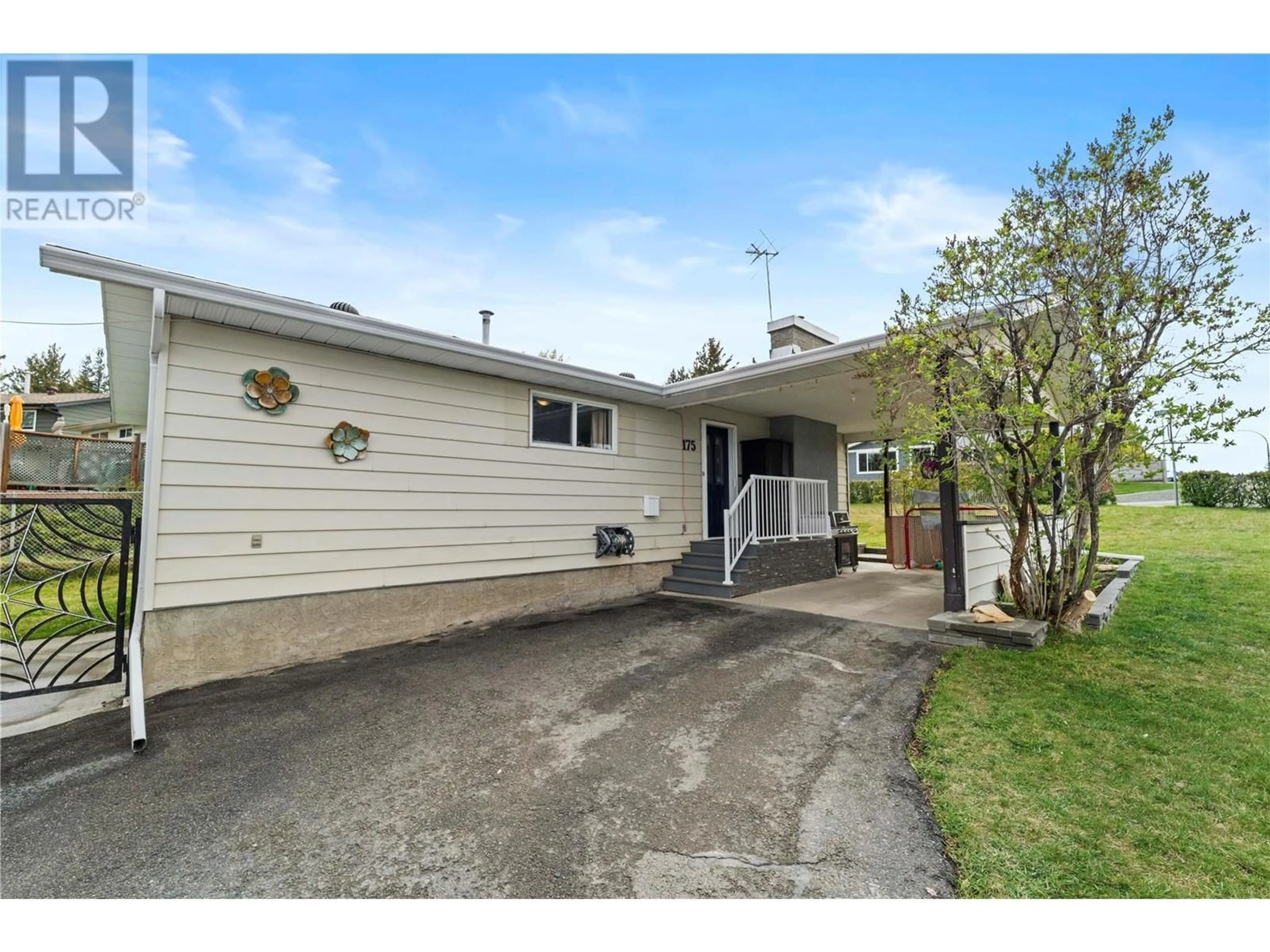 A pic from outside/outdoor area/front of a property/back of a property/a pic from drone, street for 175 PONDEROSA AVENUE, Logan Lake British Columbia V0K1W0
