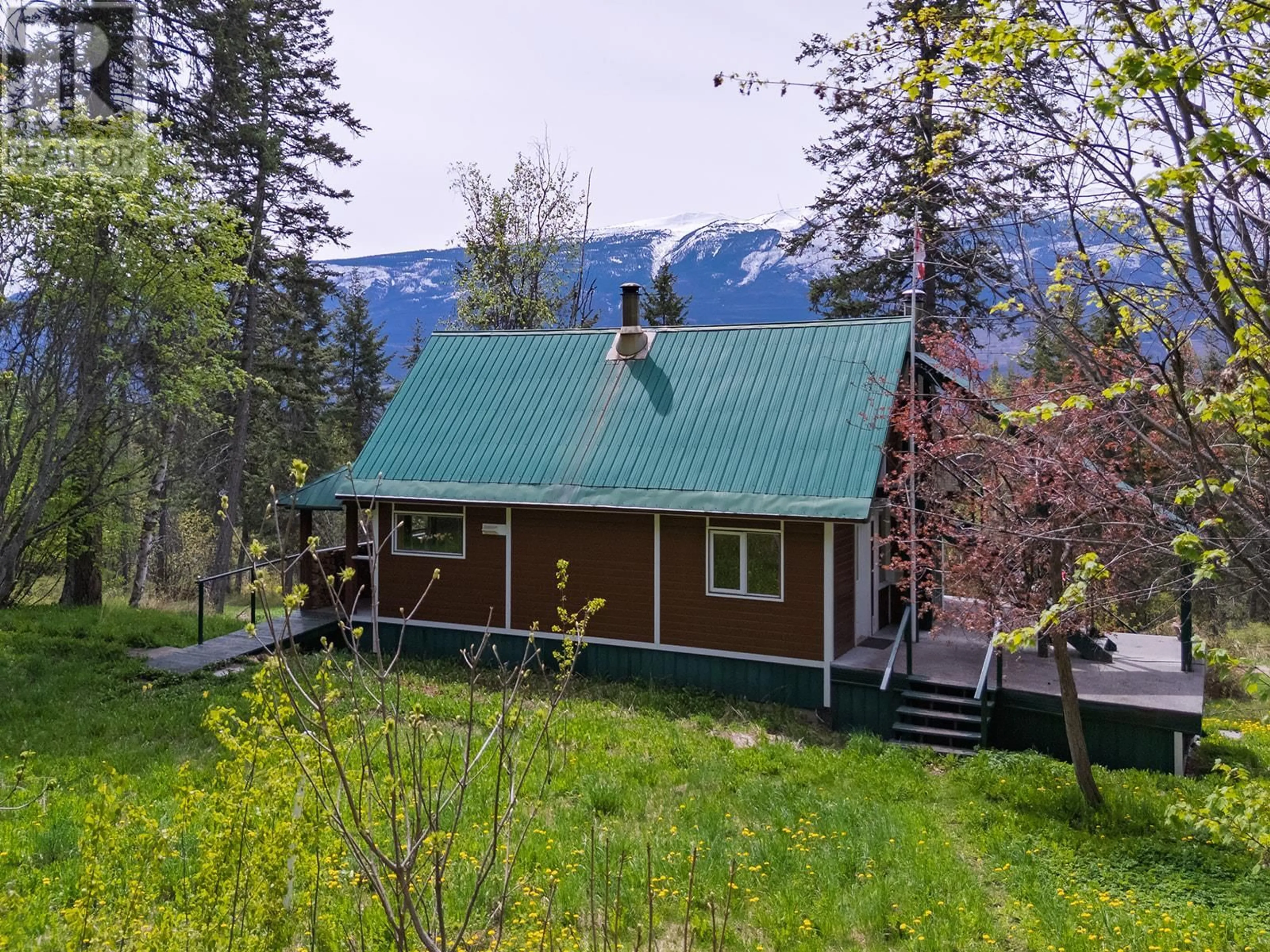 A pic from outside/outdoor area/front of a property/back of a property/a pic from drone, mountain view for 1, 2 & 3 - 2322 CAMPBELL ROAD, Golden British Columbia V0A1H7