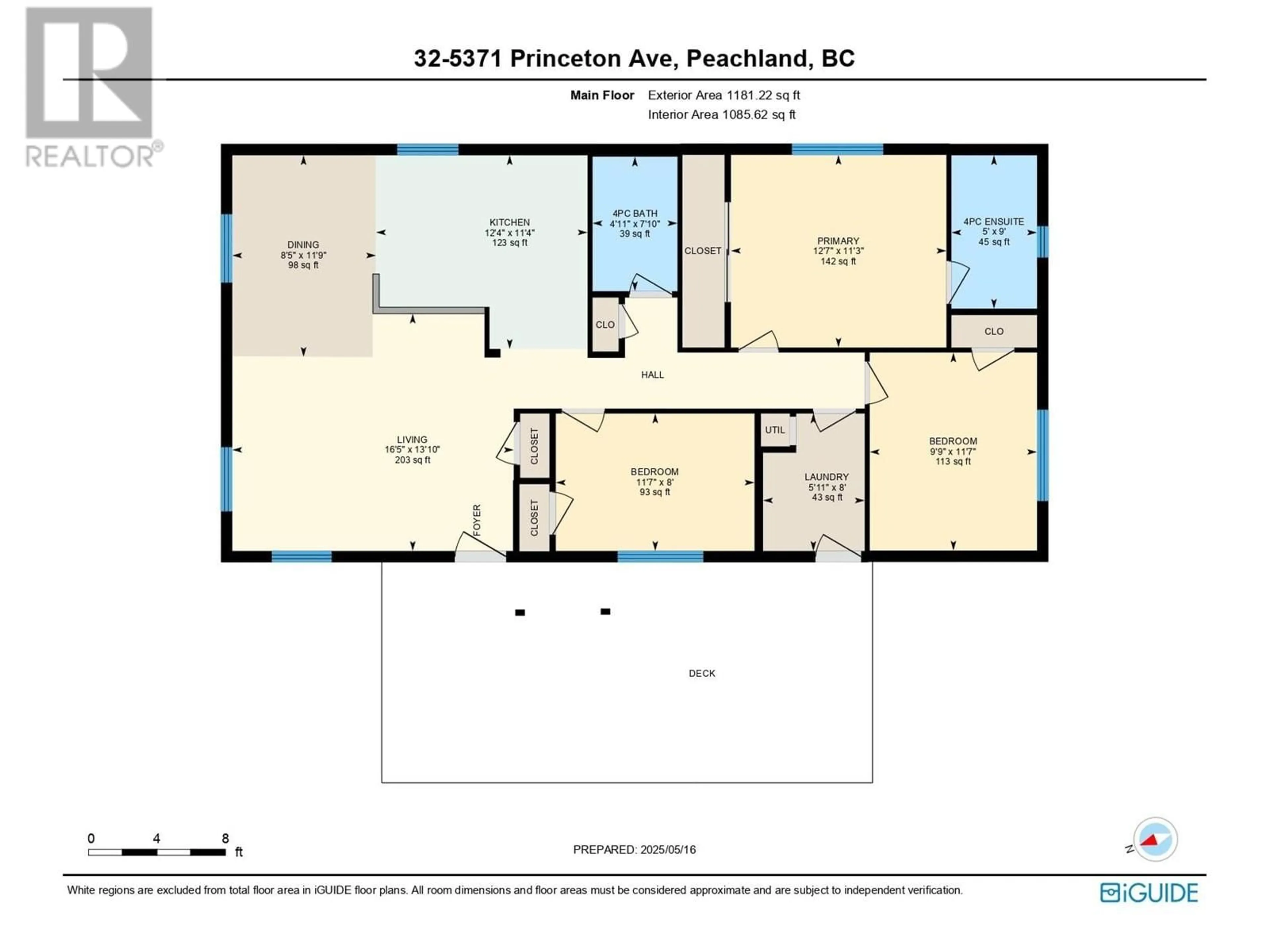 Floor plan for 32 - 5371 PRINCETON AVENUE, Peachland British Columbia V0H1X8