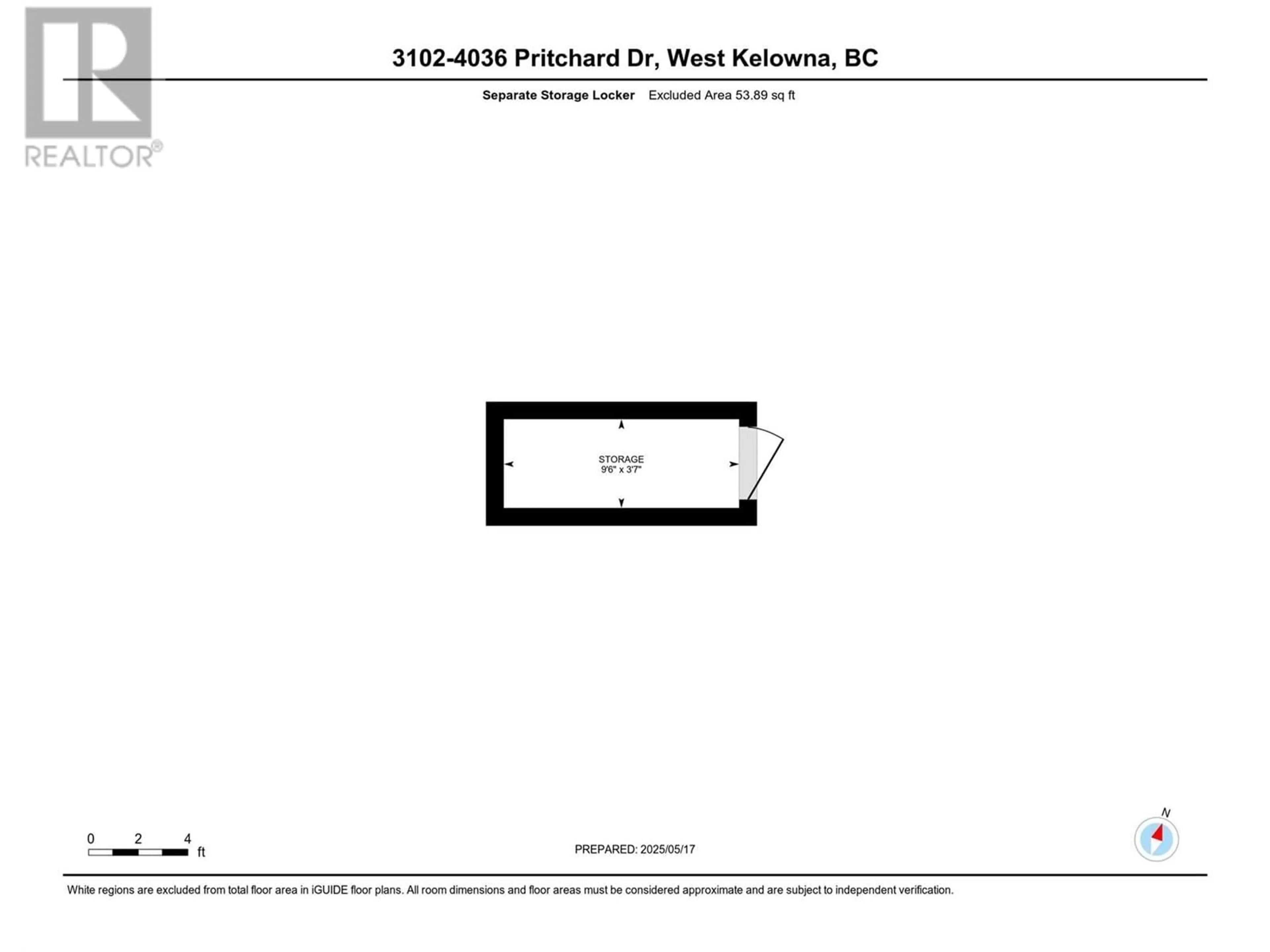Floor plan for 3102 - 4036 PRITCHARD DRIVE NORTH, West Kelowna British Columbia V4T3E4
