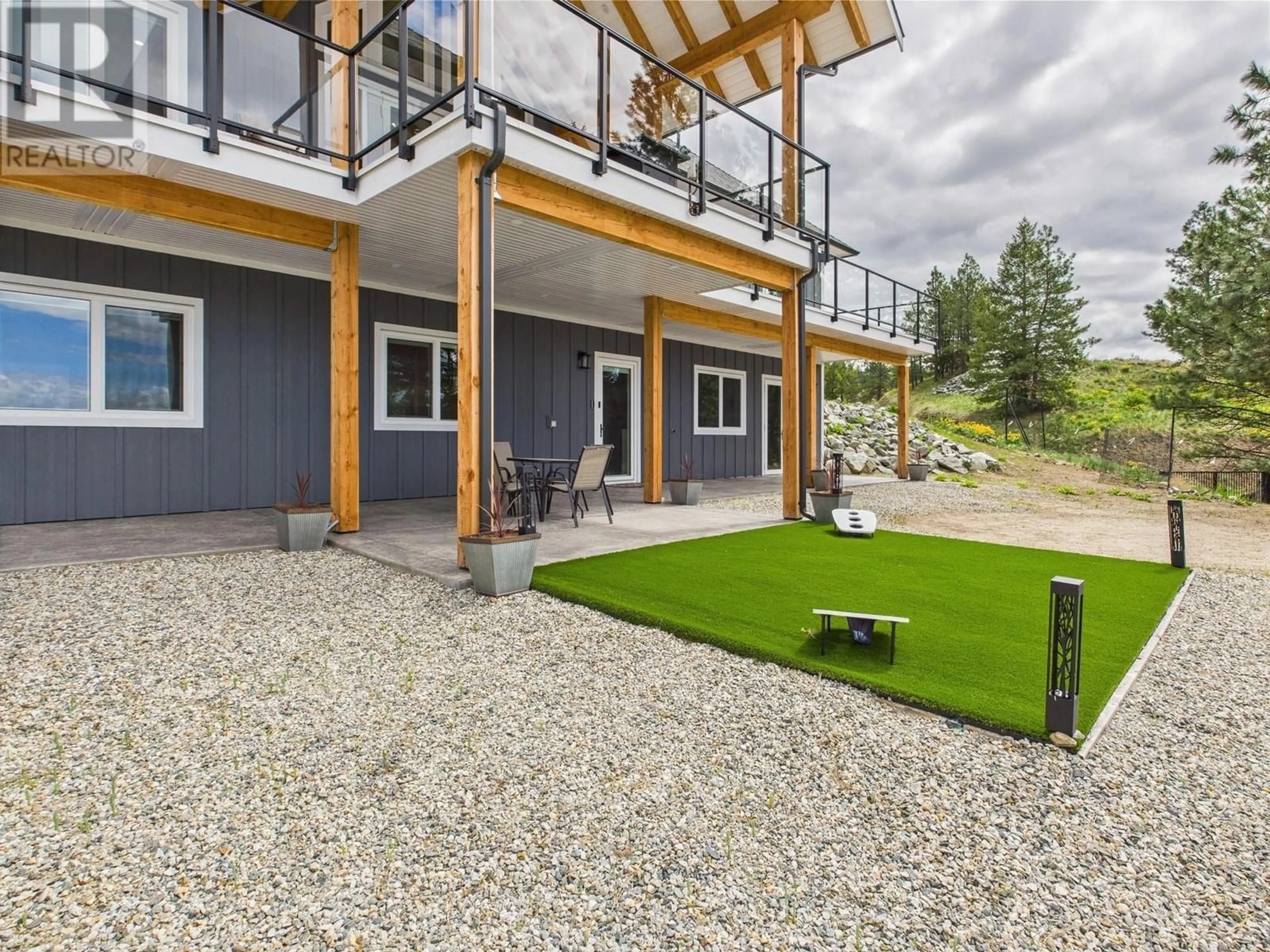 Patio, mountain view for 125 FALCON PLACE, Osoyoos British Columbia V0H1V6