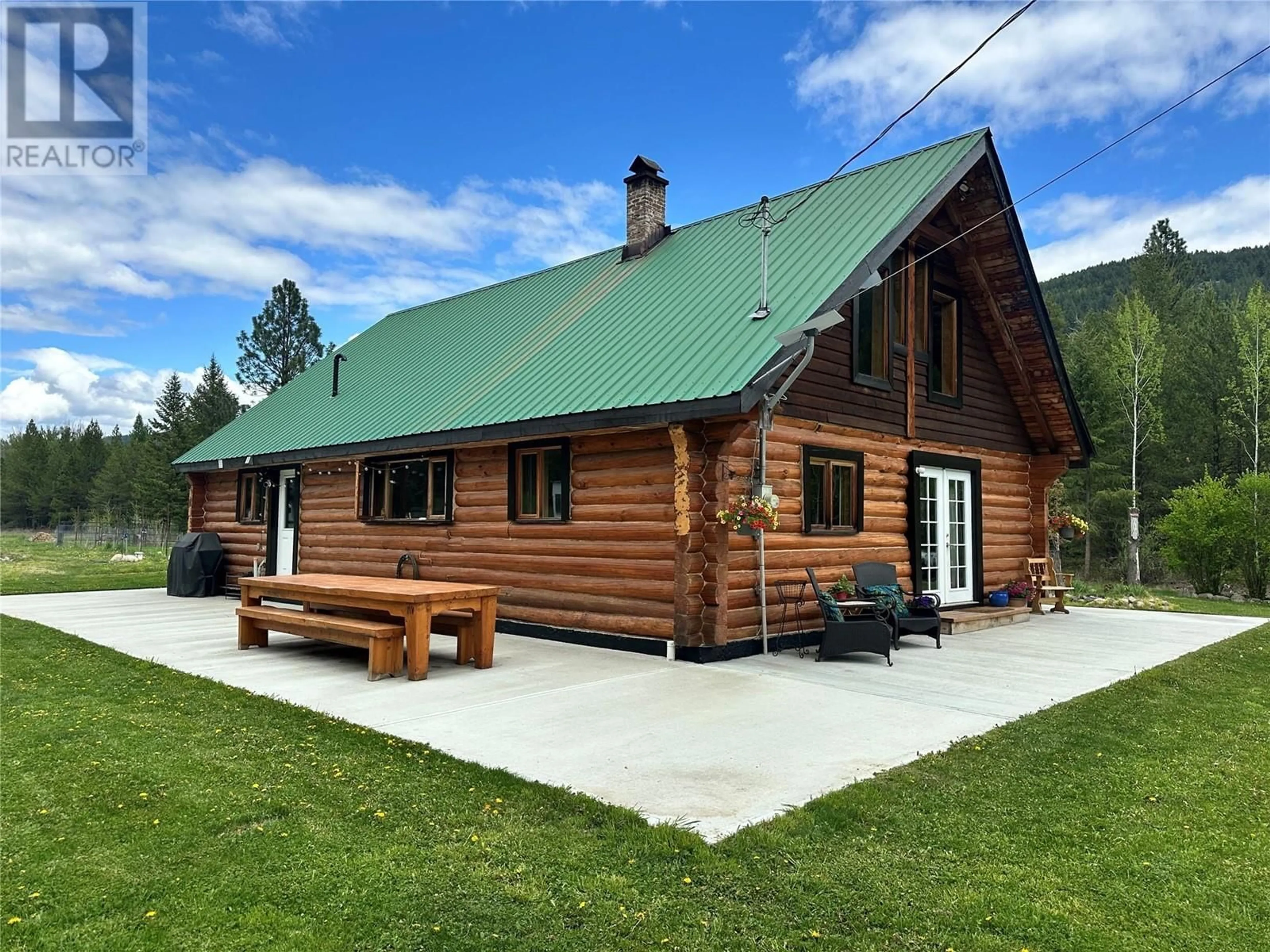 A pic from outside/outdoor area/front of a property/back of a property/a pic from drone, building for 1115 BOMBINI ROAD, Greenwood British Columbia V0H1J0