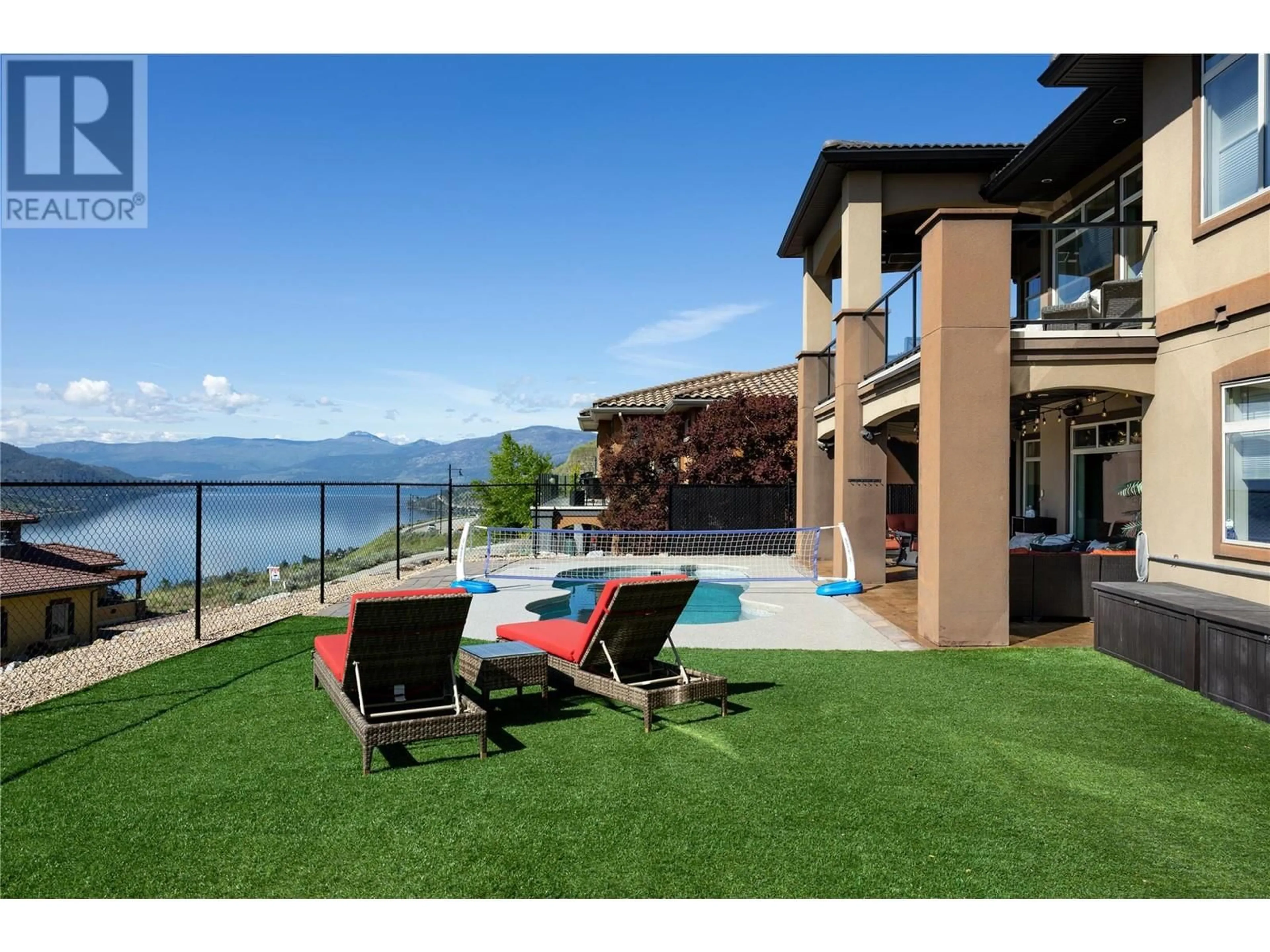 Patio, water/lake/river/ocean view for 204 HARVEST COURT, Vernon British Columbia V1H1Z8