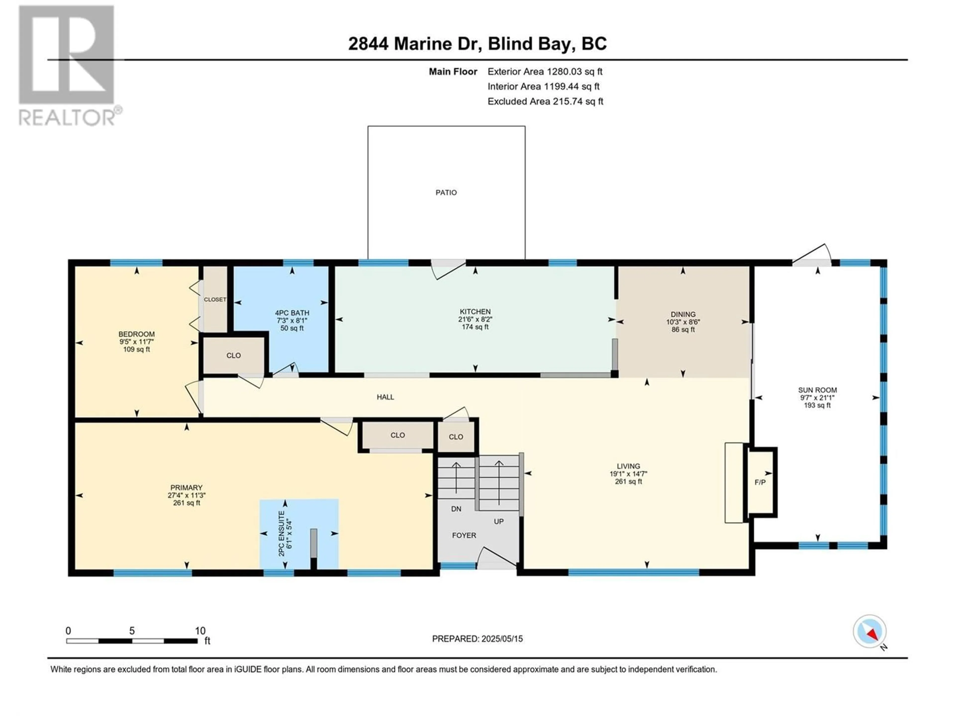 Floor plan for 2844 MARINE DRIVE, Blind Bay British Columbia V0E1H1