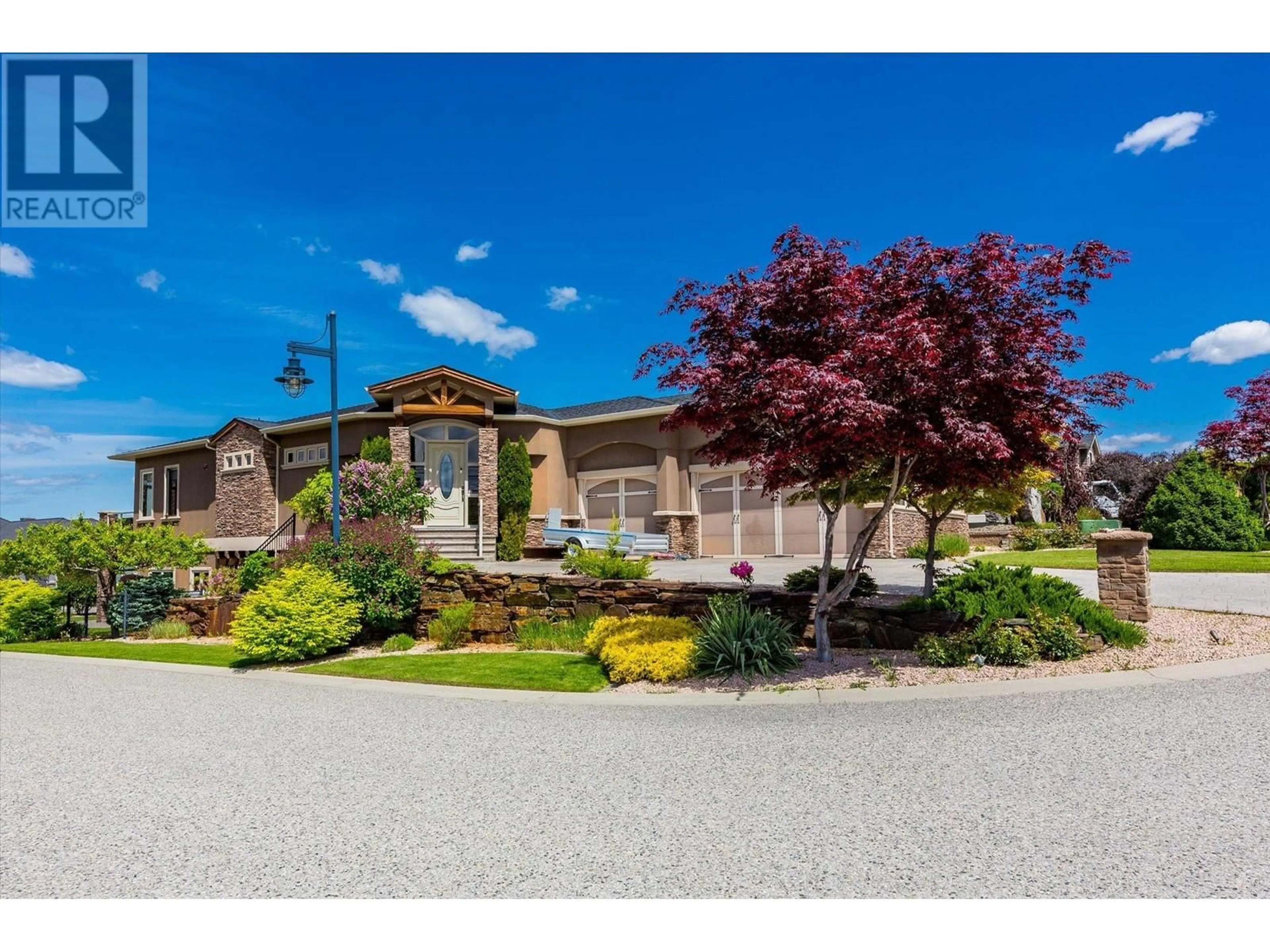 A pic from outside/outdoor area/front of a property/back of a property/a pic from drone, street for 603 ARBOR VIEW DRIVE, Kelowna British Columbia V1W4Z7