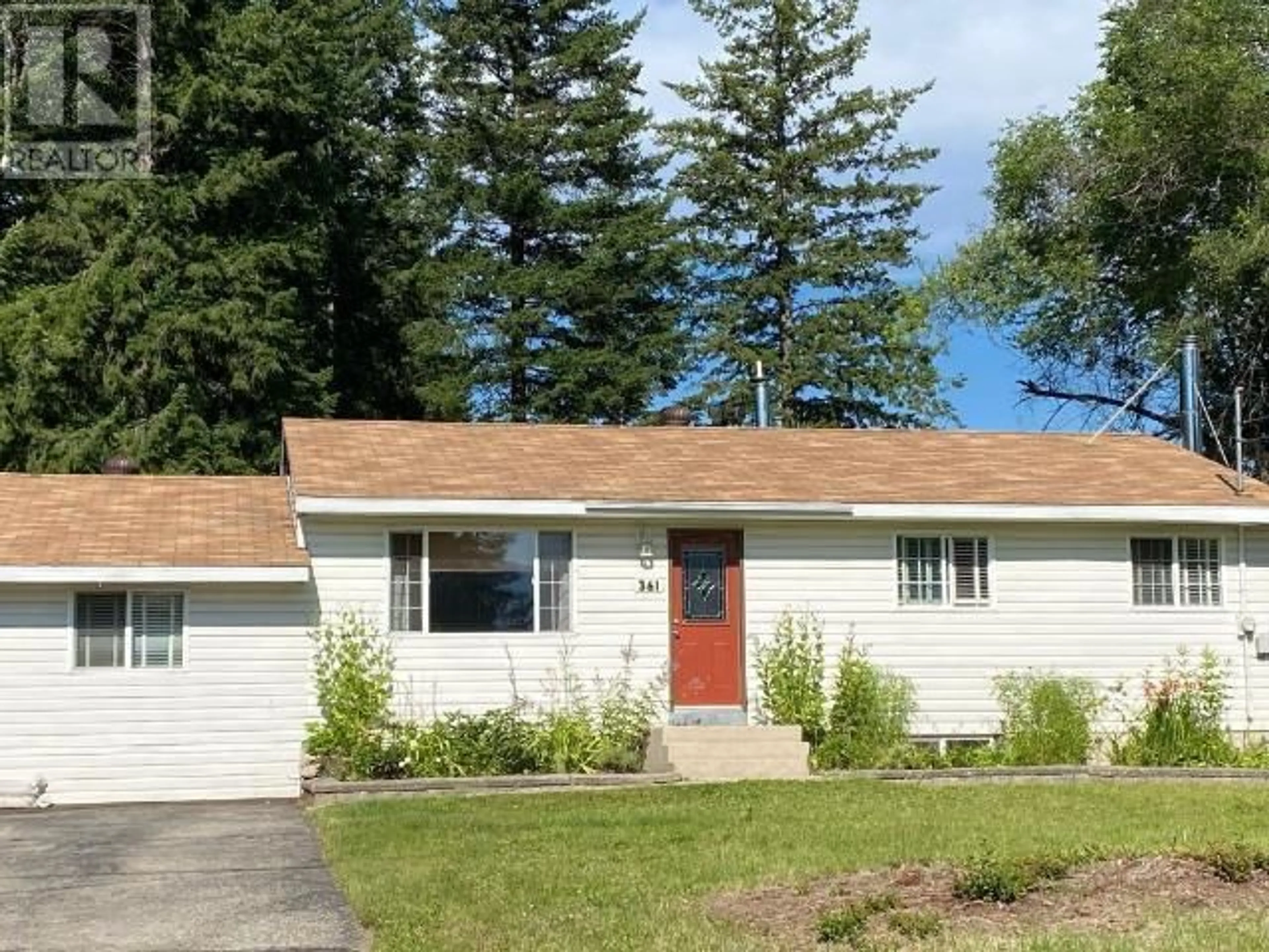Home with vinyl exterior material, street for 361 HELMCKEN STREET, Clearwater British Columbia V0E1N1