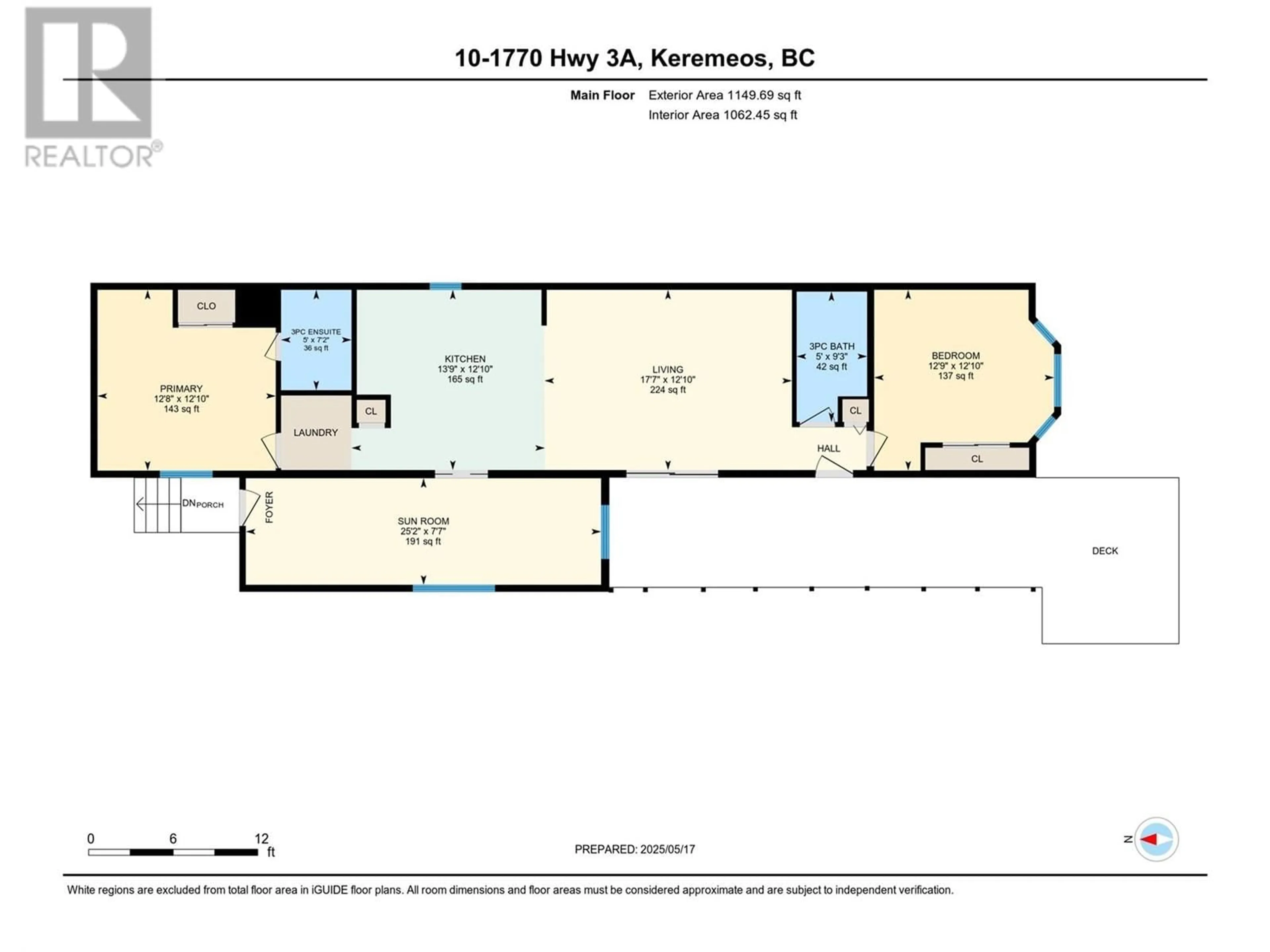 Floor plan for 10 - 1770 HIGHWAY 3A OTHER, Keremeos British Columbia V0X1N6