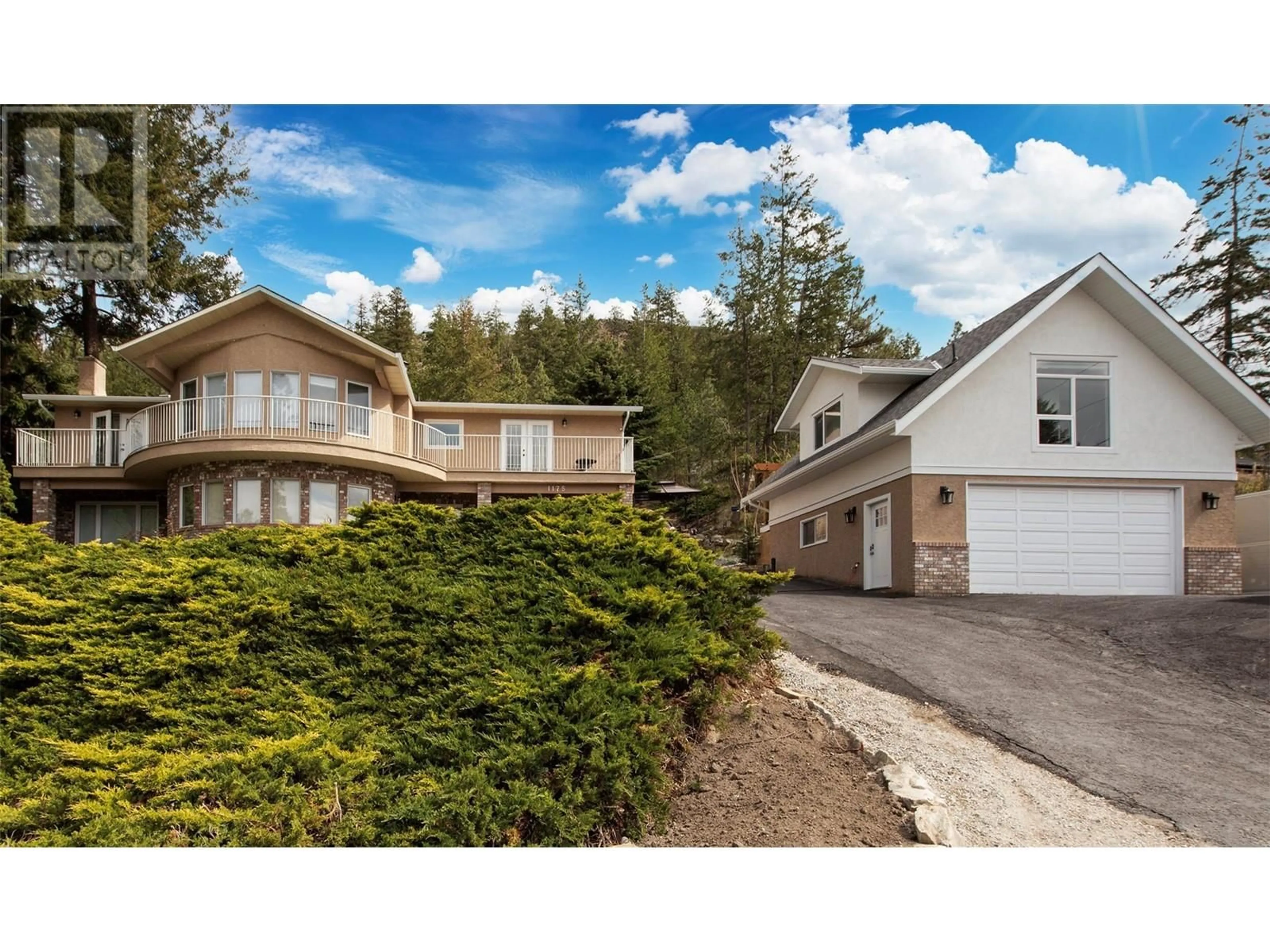 Home with vinyl exterior material, street for 1175 TOOVEY ROAD, Kelowna British Columbia V1X6R3