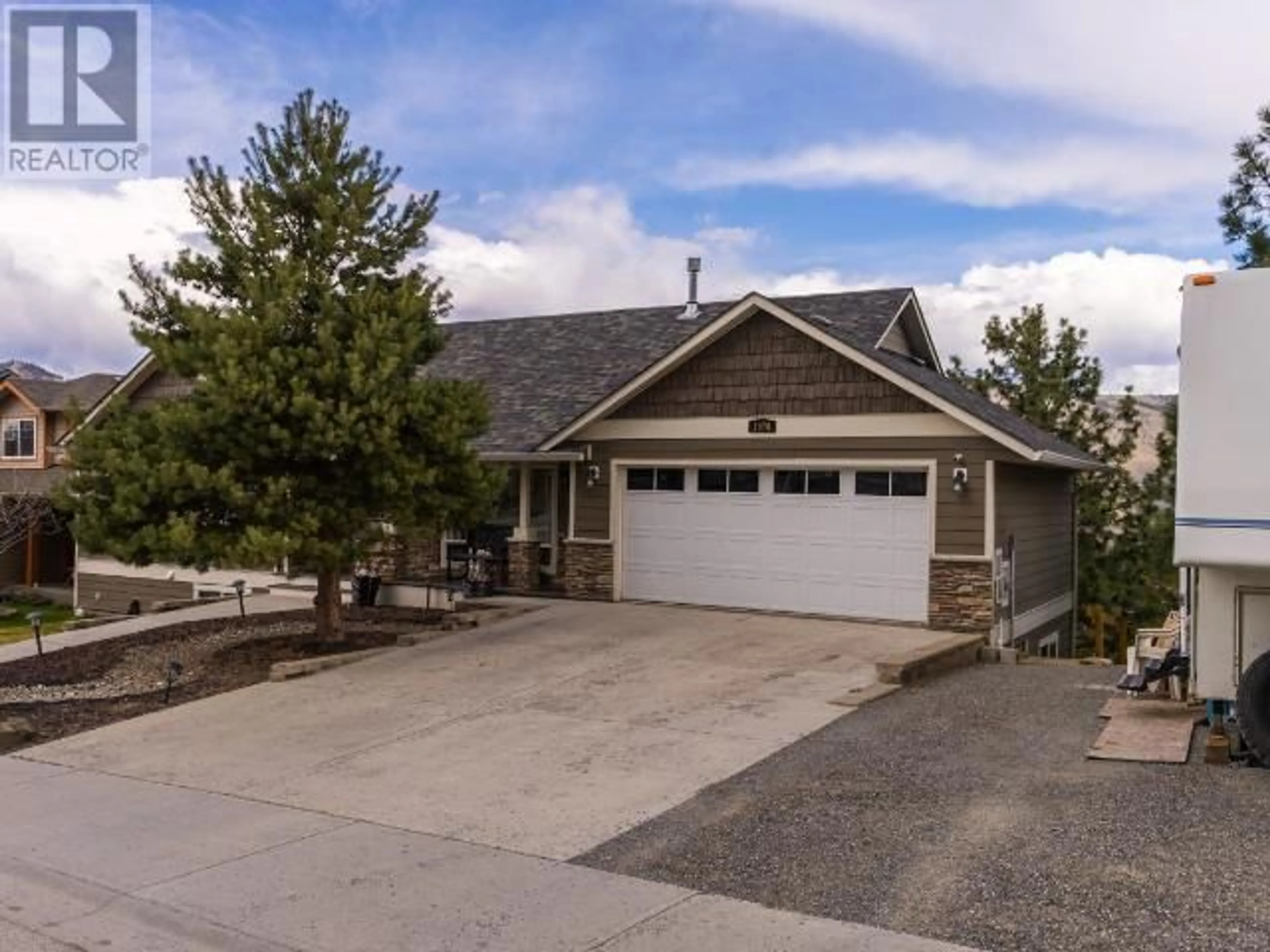 Home with vinyl exterior material, street for 1570 STIKINE PLACE, Kamloops British Columbia V2E2T2