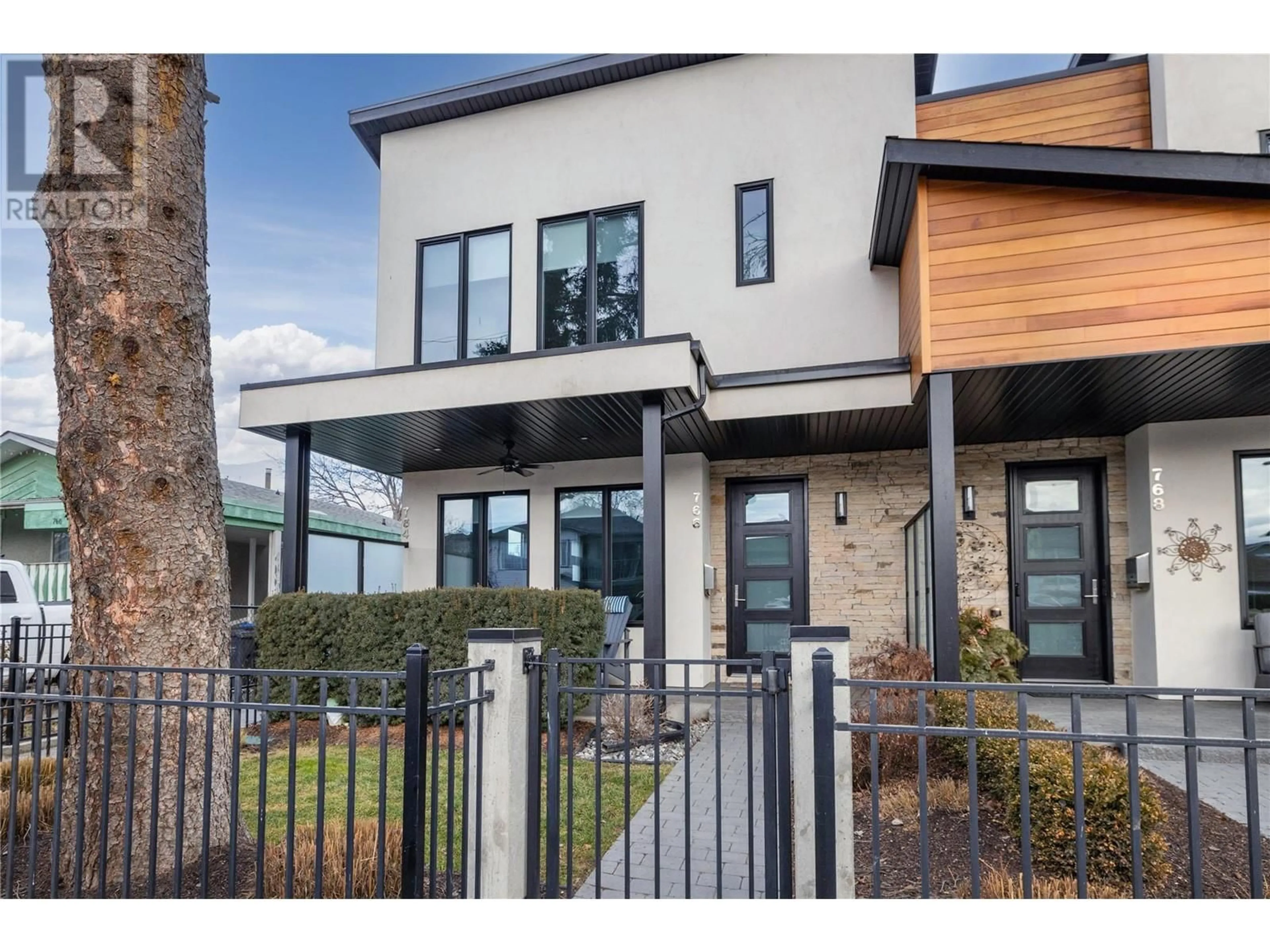 Home with brick exterior material, street for 766 CADDER AVENUE, Kelowna British Columbia V1Y5N6