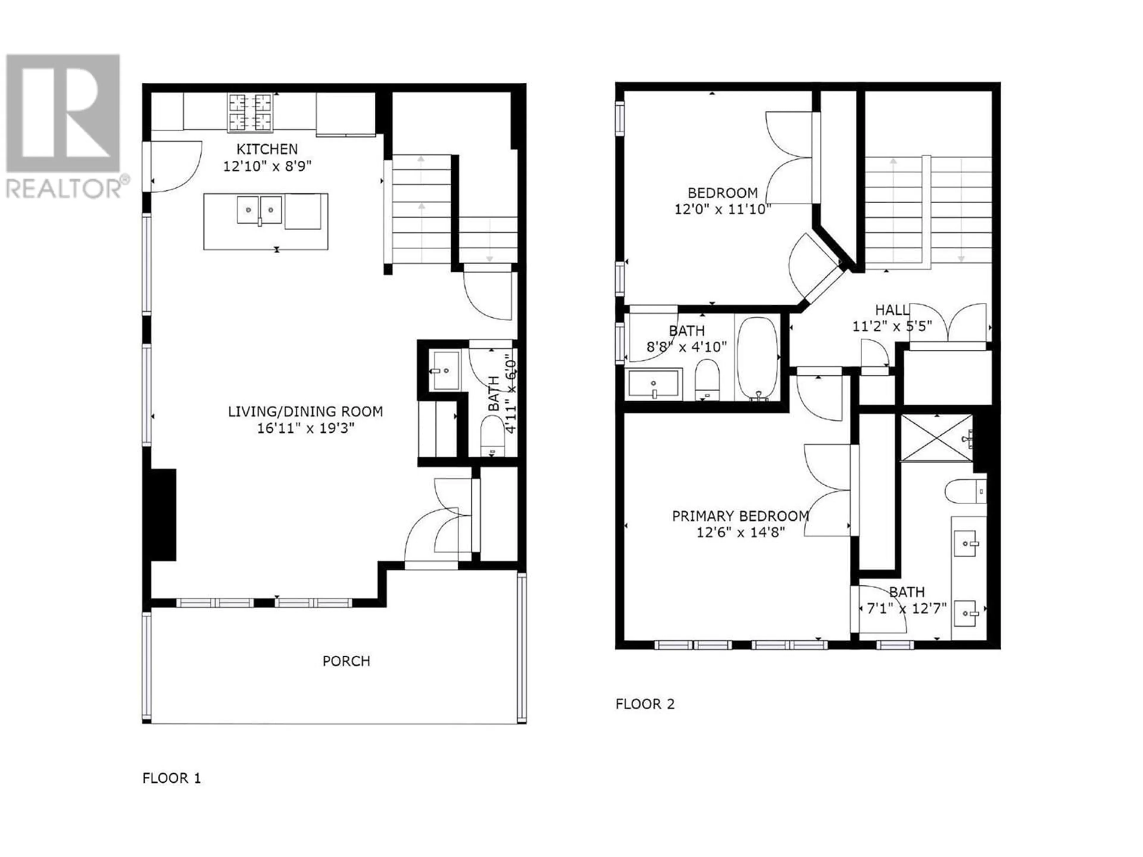 Floor plan for 766 CADDER AVENUE, Kelowna British Columbia V1Y5N6