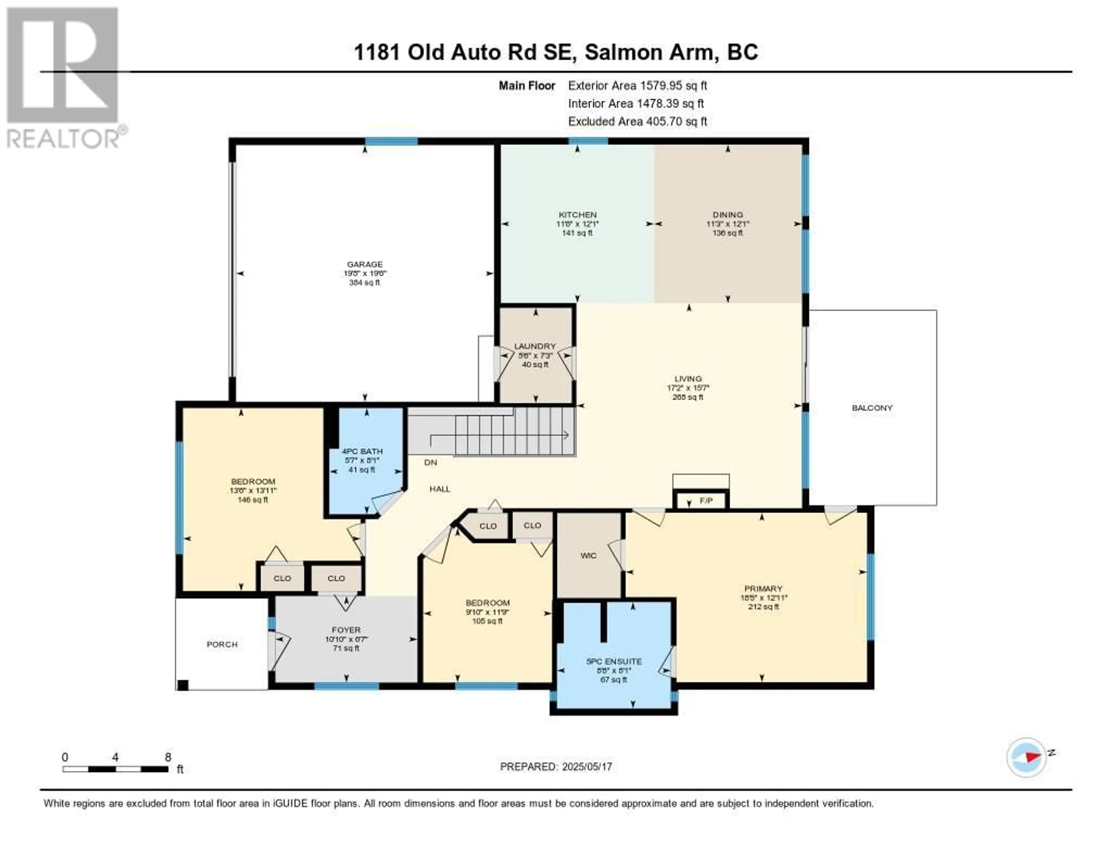 Floor plan for 1181 OLD AUTO ROAD SOUTHEAST, Salmon Arm British Columbia V1E2P5