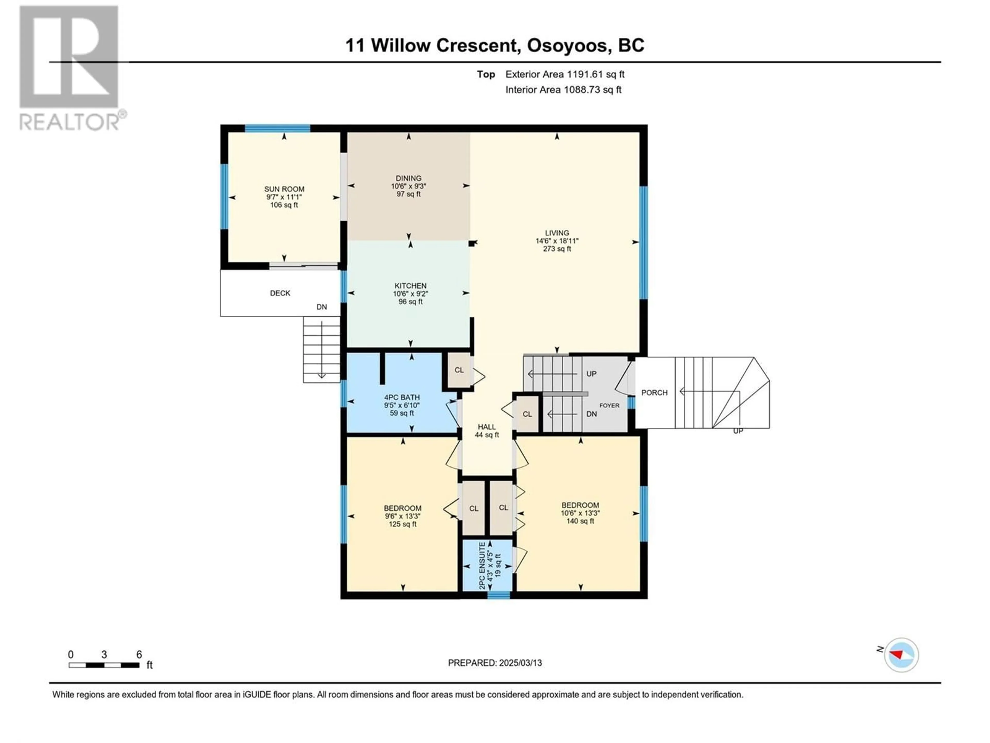 Floor plan for 11 WILLOW CRESCENT, Osoyoos British Columbia V0H1V3