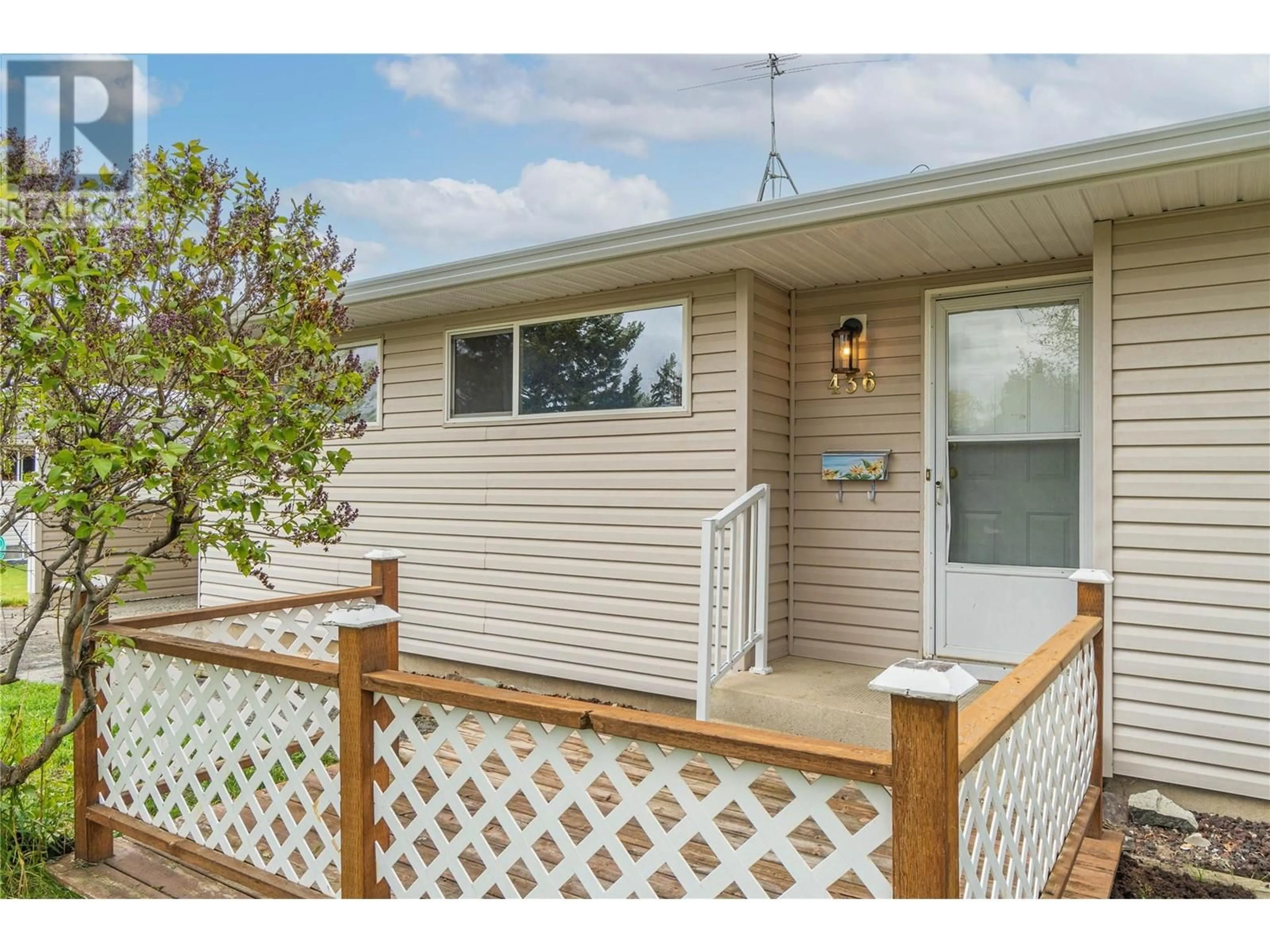 Home with vinyl exterior material, street for 436 OPAL DRIVE, Logan Lake British Columbia V0K1W0