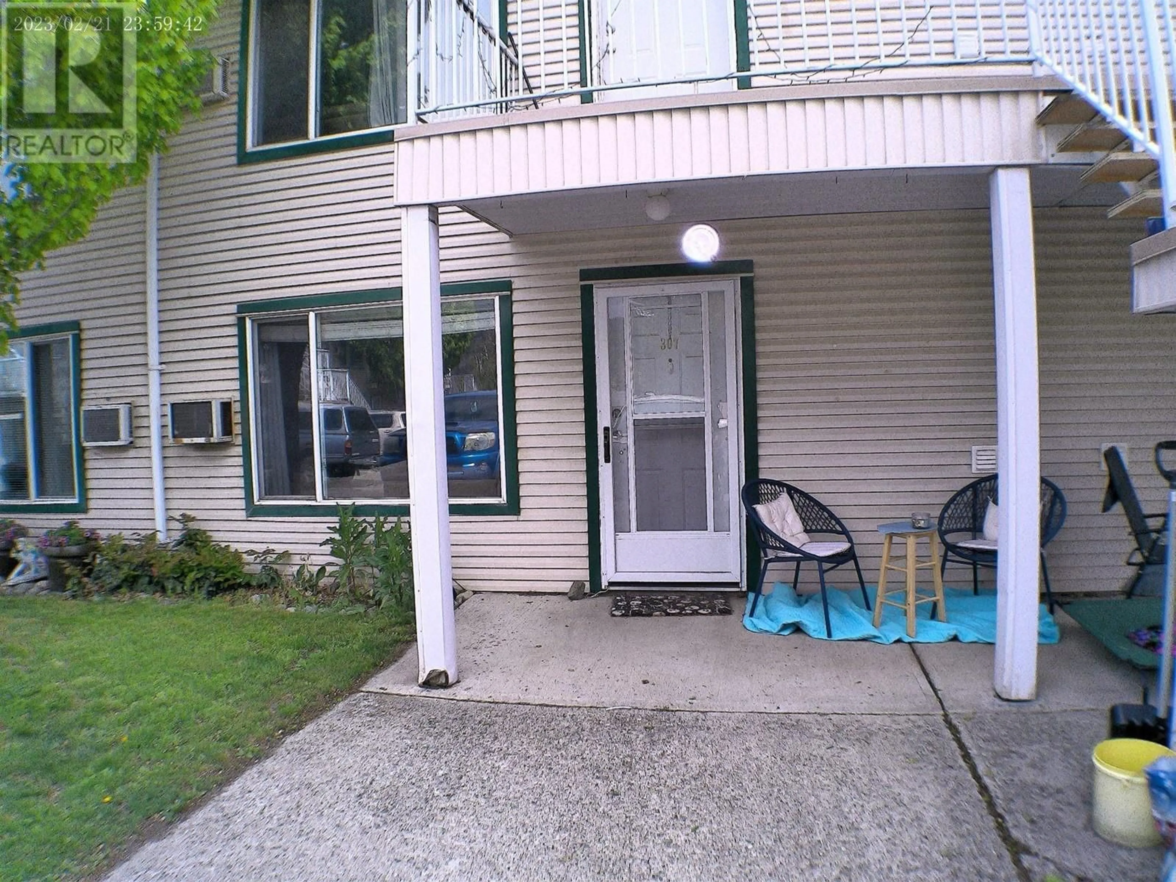 Patio, street for 307 - 2295 BLAIR STREET, Merritt British Columbia V1K1B8