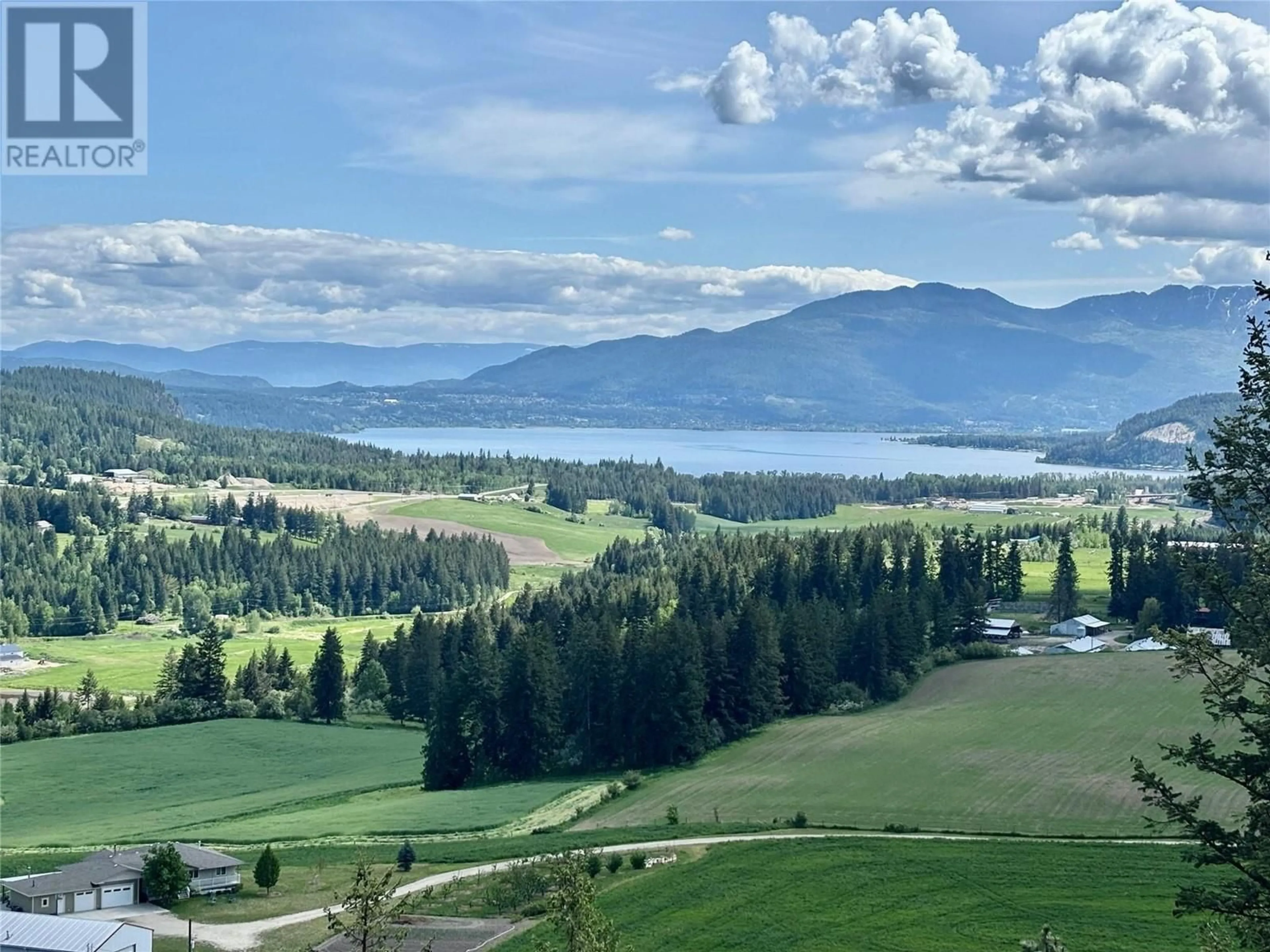 A pic from outside/outdoor area/front of a property/back of a property/a pic from drone, mountain view for 1611 TAPPEN NOTCH HILL ROAD, Tappen British Columbia V0E2X0